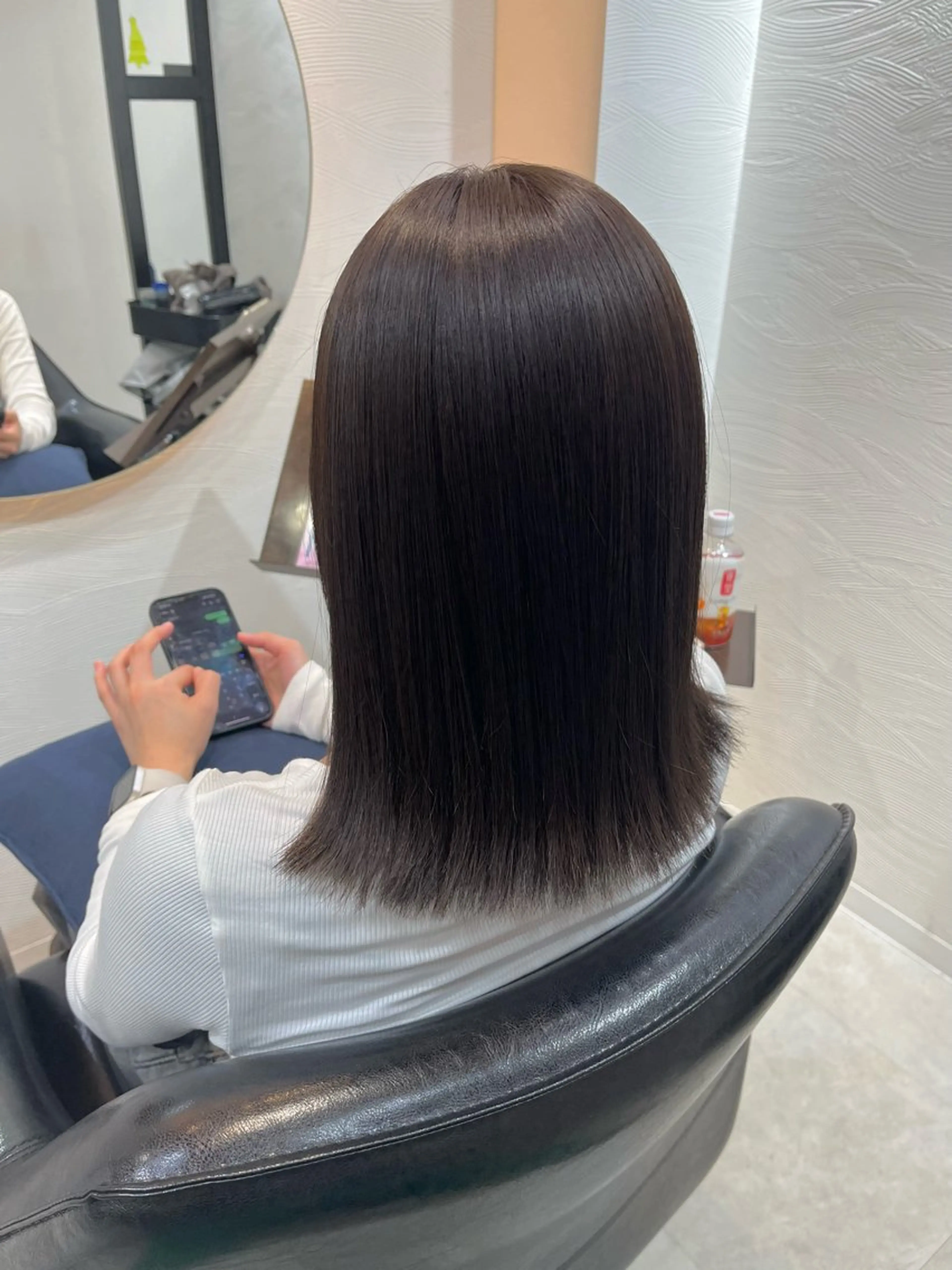 ミディアム カラー 【ニュアンスカラー・ 髪質改善】スズキカナのヘアスタイル