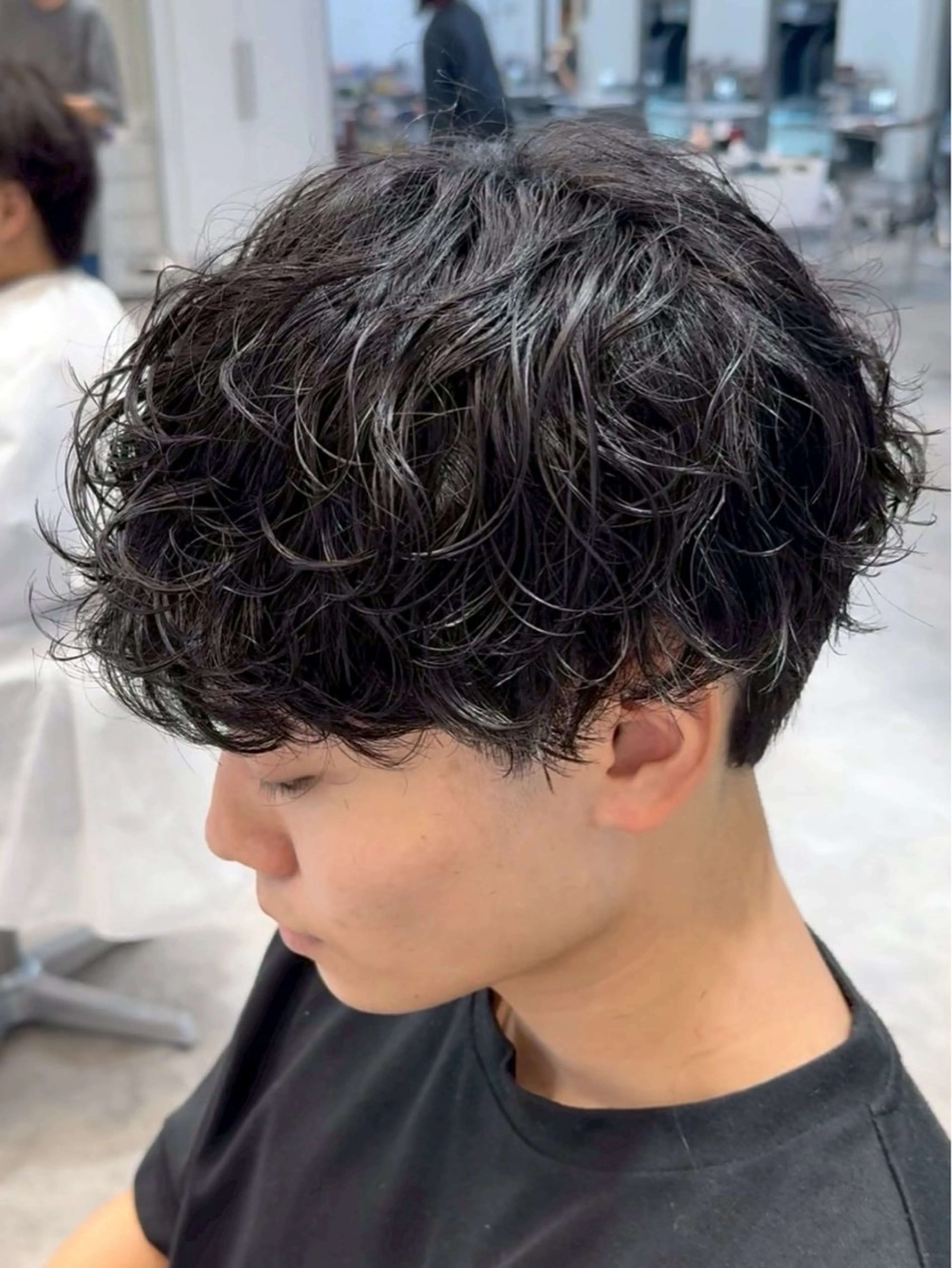 ショート パーマ メンズ メンズパーマ メンズ特化型美容師 sakuraのヘアスタイル