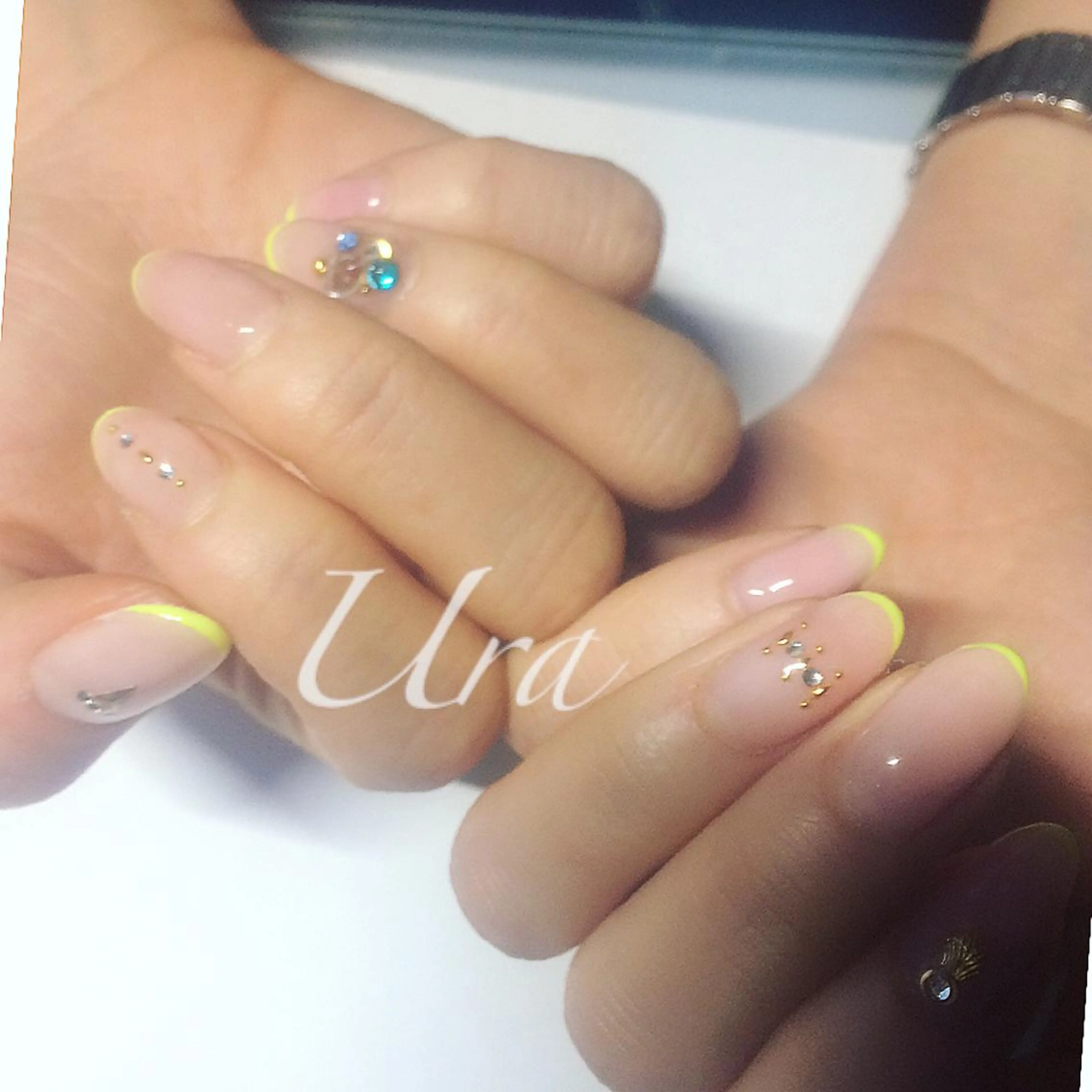 ネイル フレンチネイル ピンク ピンクベージュ UrakoNail 《nail》のネイルデザイン