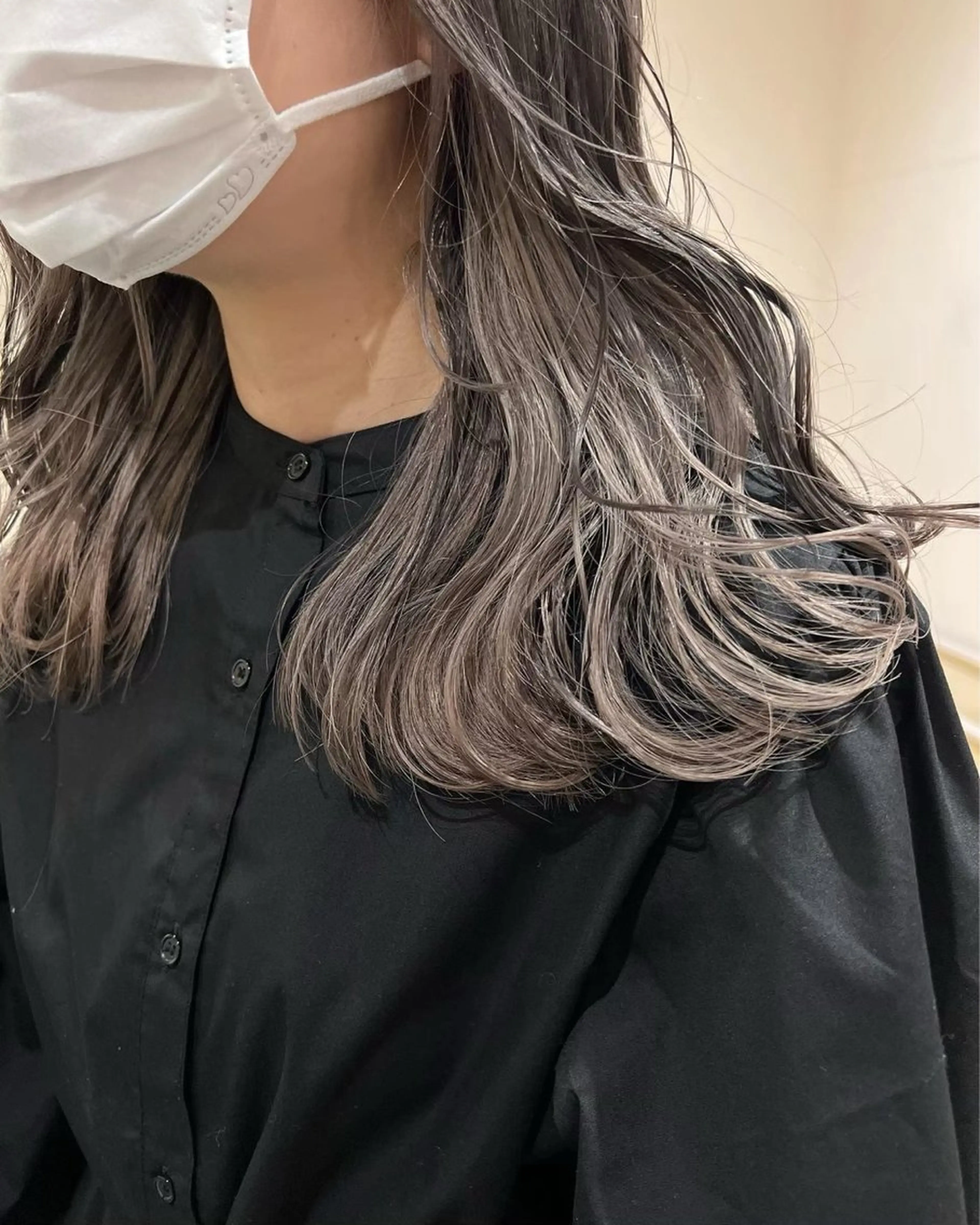 ロング カラー 髪質改善カラー艶髪× エクステ かいり✂️のヘアスタイル