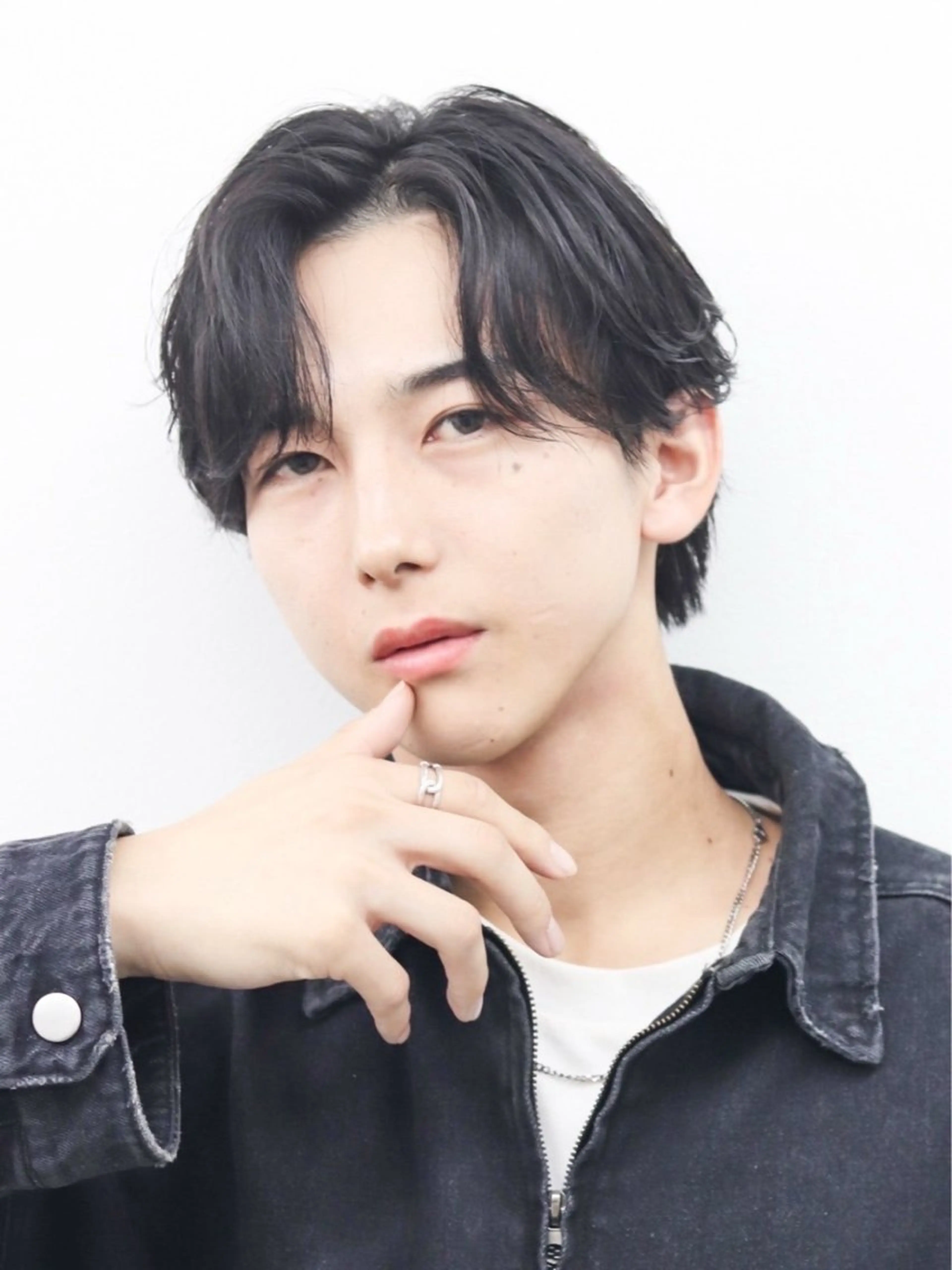 ミディアム カラー パーマ ヘアアレンジ メンズ メンズ韓国風 韓国風ヘア 似合わせカット メンズ特化❤️🔥 RIKU❤️🔥のヘアスタイル