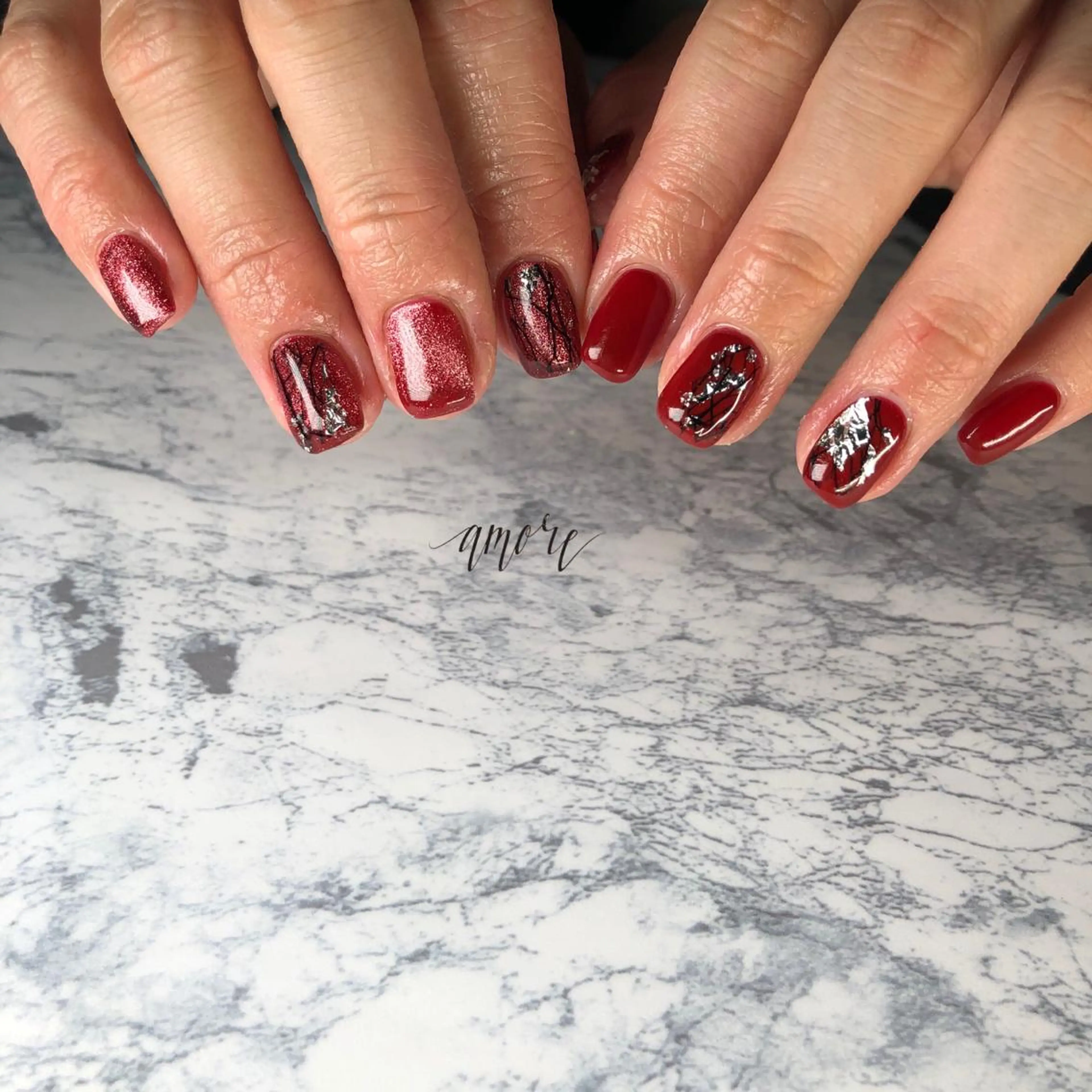 ネイル ジェルネイル 氷ネイル・うるうるネイル マグネットネイル ミラーネイル ニュアンスネイル You kyehwaのネイルデザイン