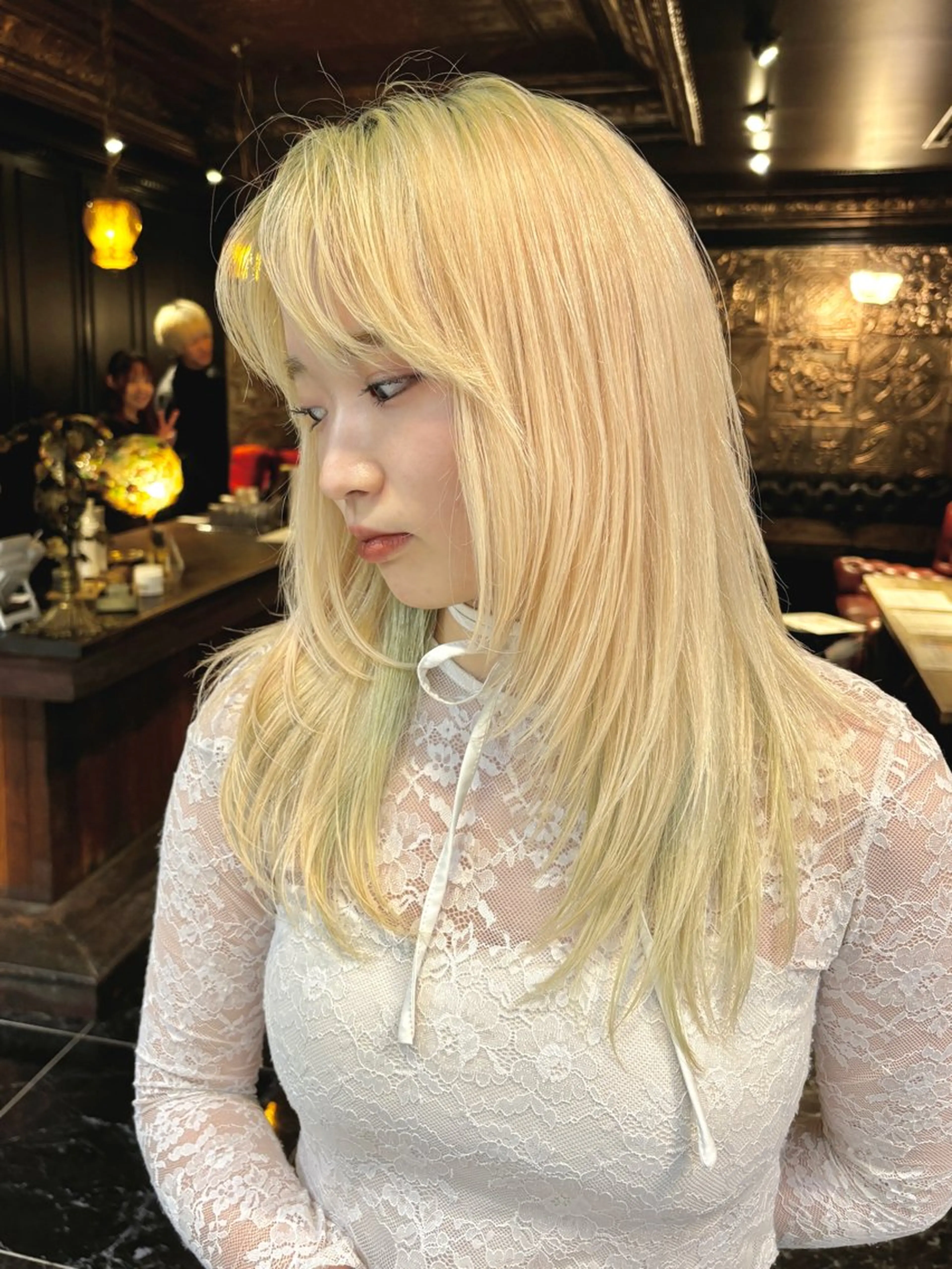 セミロング カラー デザインレイヤー/ KOSUKEのヘアスタイル