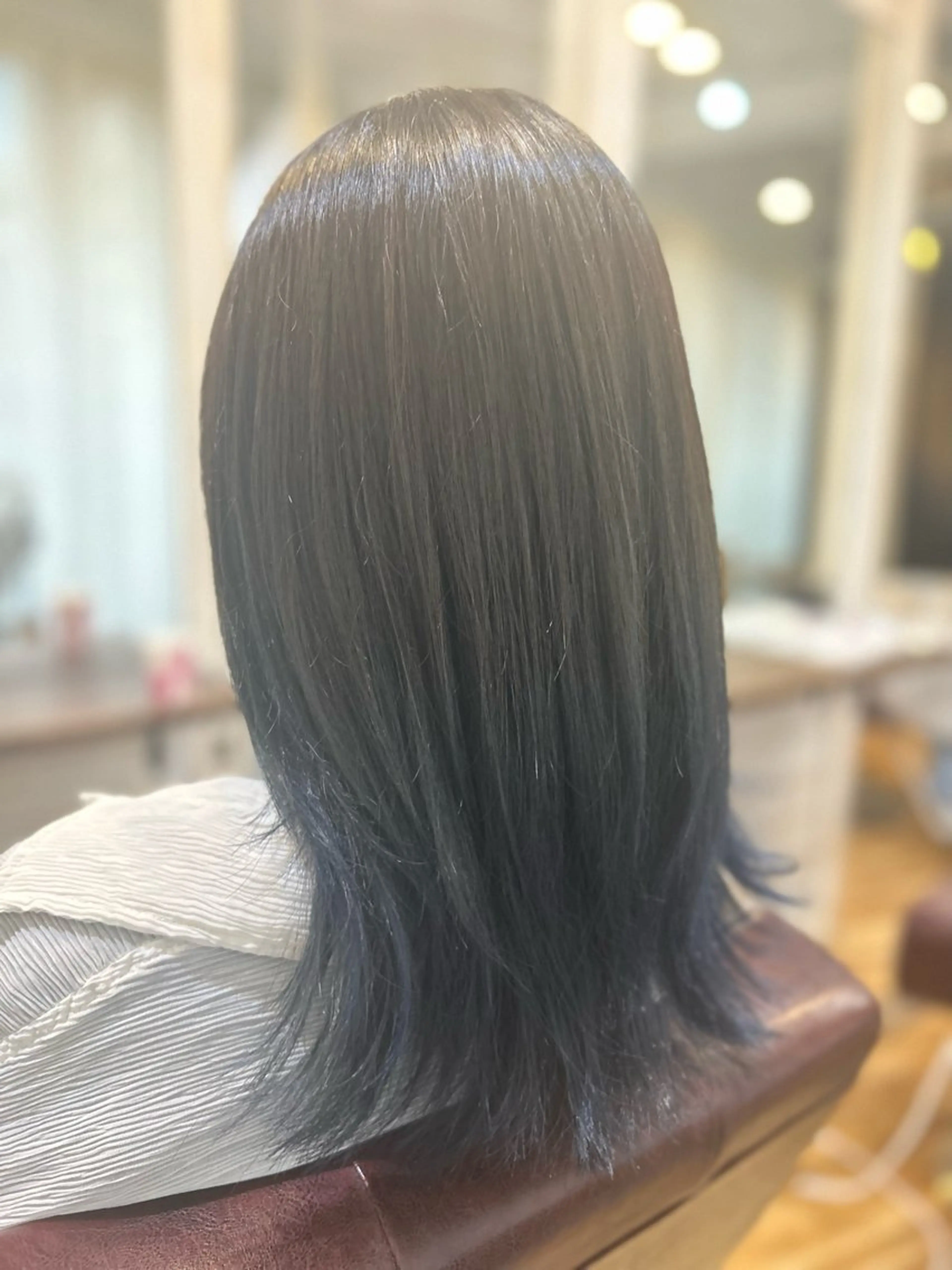 ミディアム カラー ブルーカラー グラデーションカラー PARU HAIR SALON所属・似合わせ特化美容師 ✂︎PINAのヘアスタイル