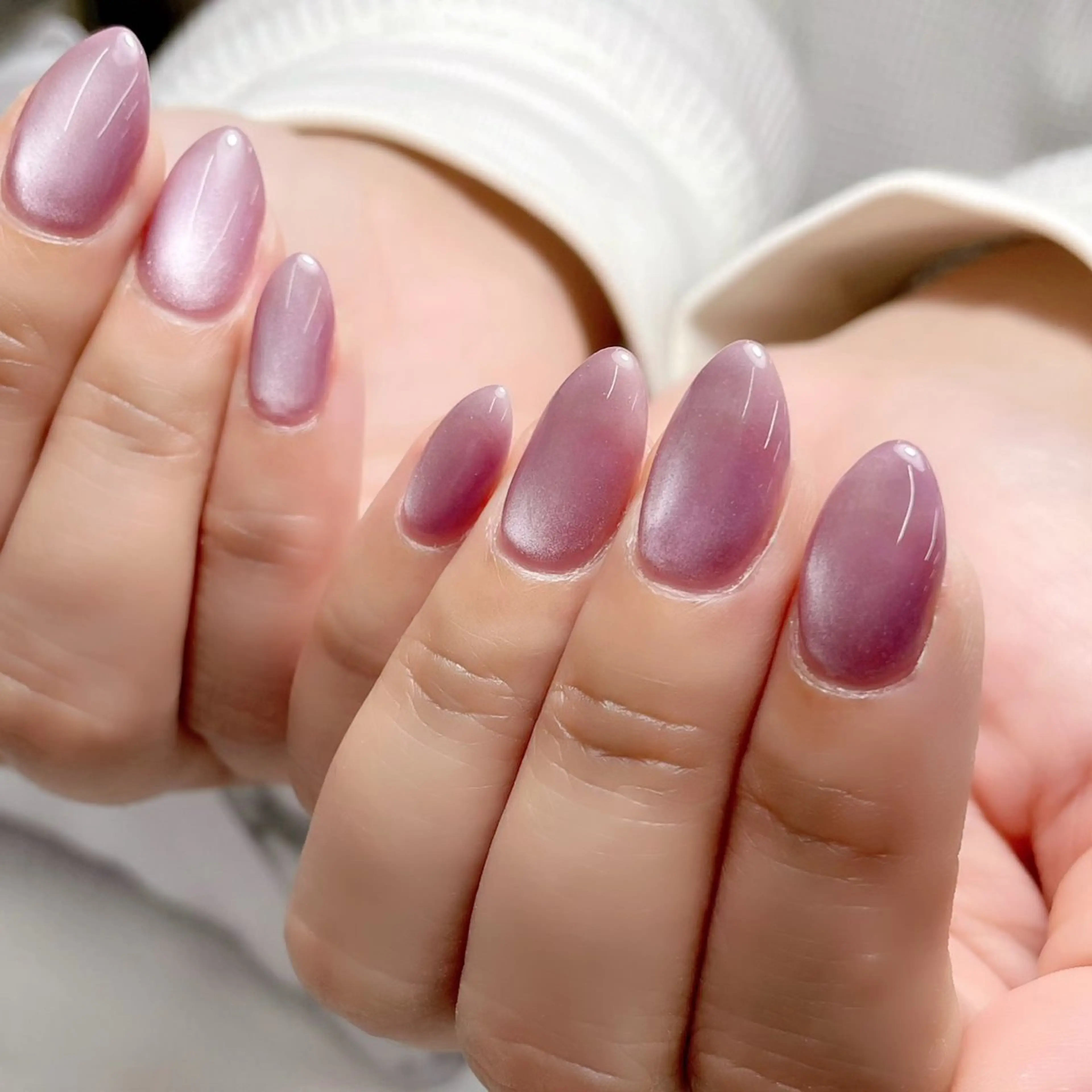 ネイル マグネットネイル パープル Nail salon Luludi所属・Luludi_ Yukoのネイルデザイン