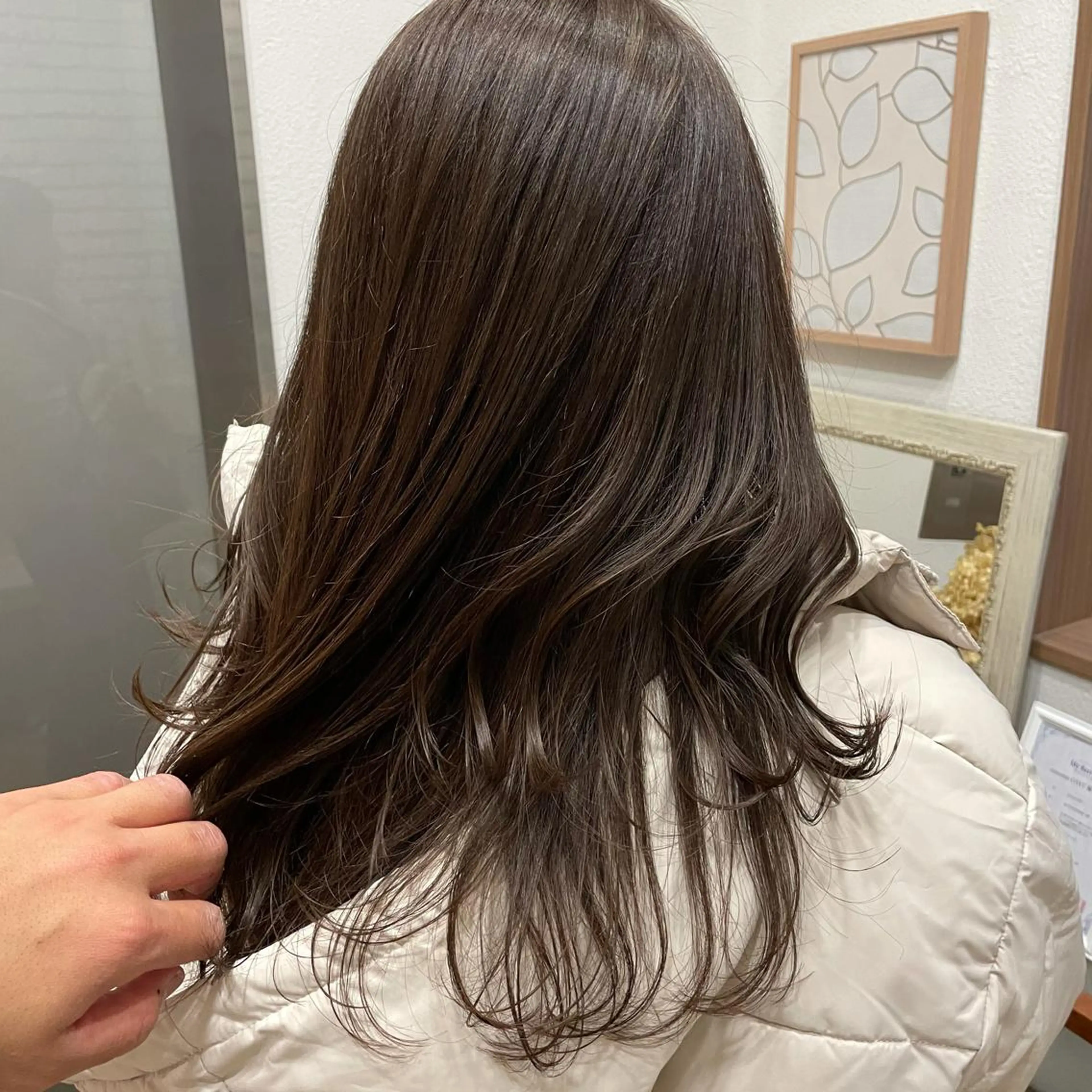 ミディアム カラー 渡辺俊介 暗髪カラー /美髪矯正/髪質改善のヘアスタイル