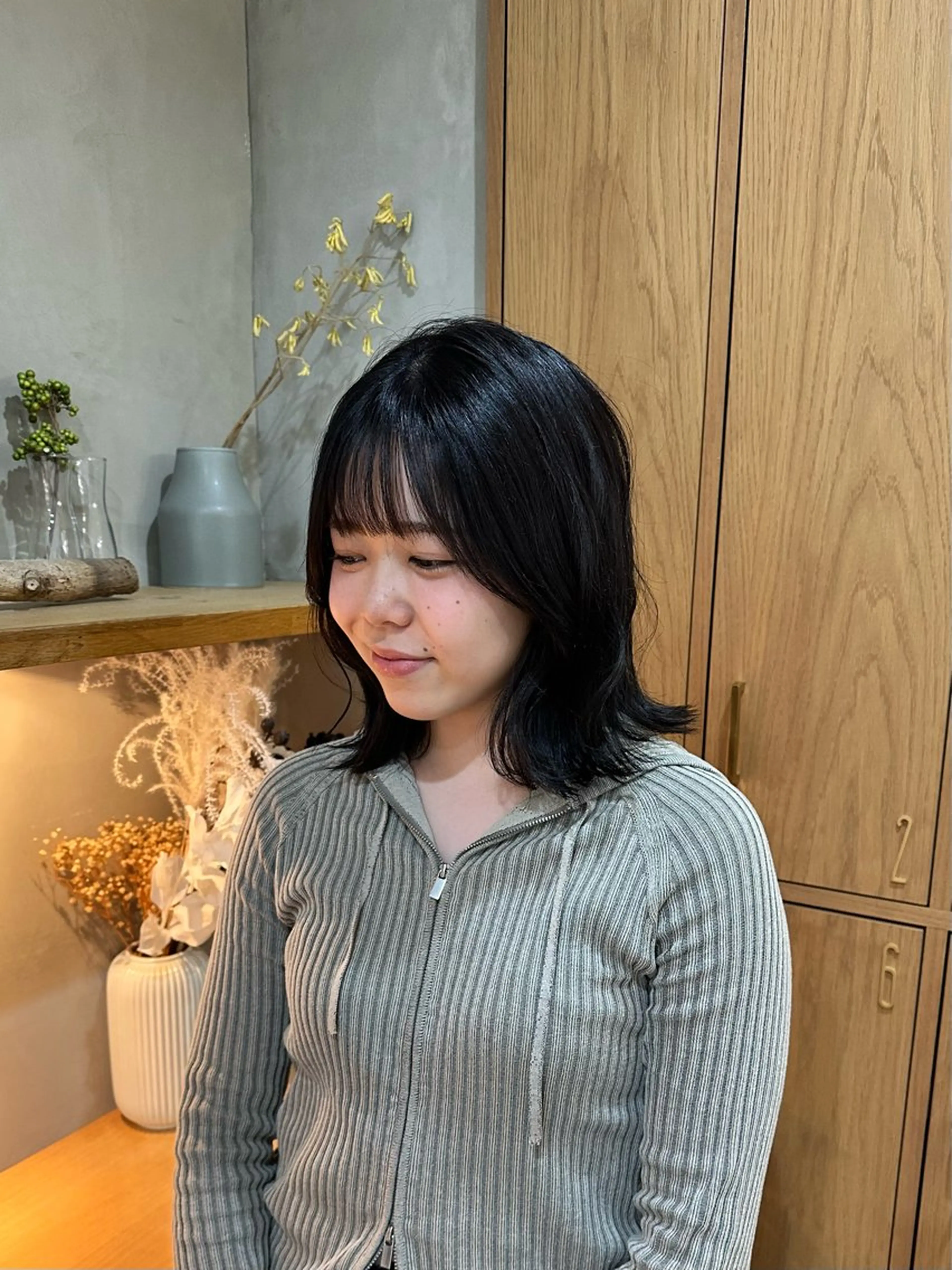 ミディアム 【縮毛矯正＆髪質改善 特化】/川上 結愛のヘアスタイル