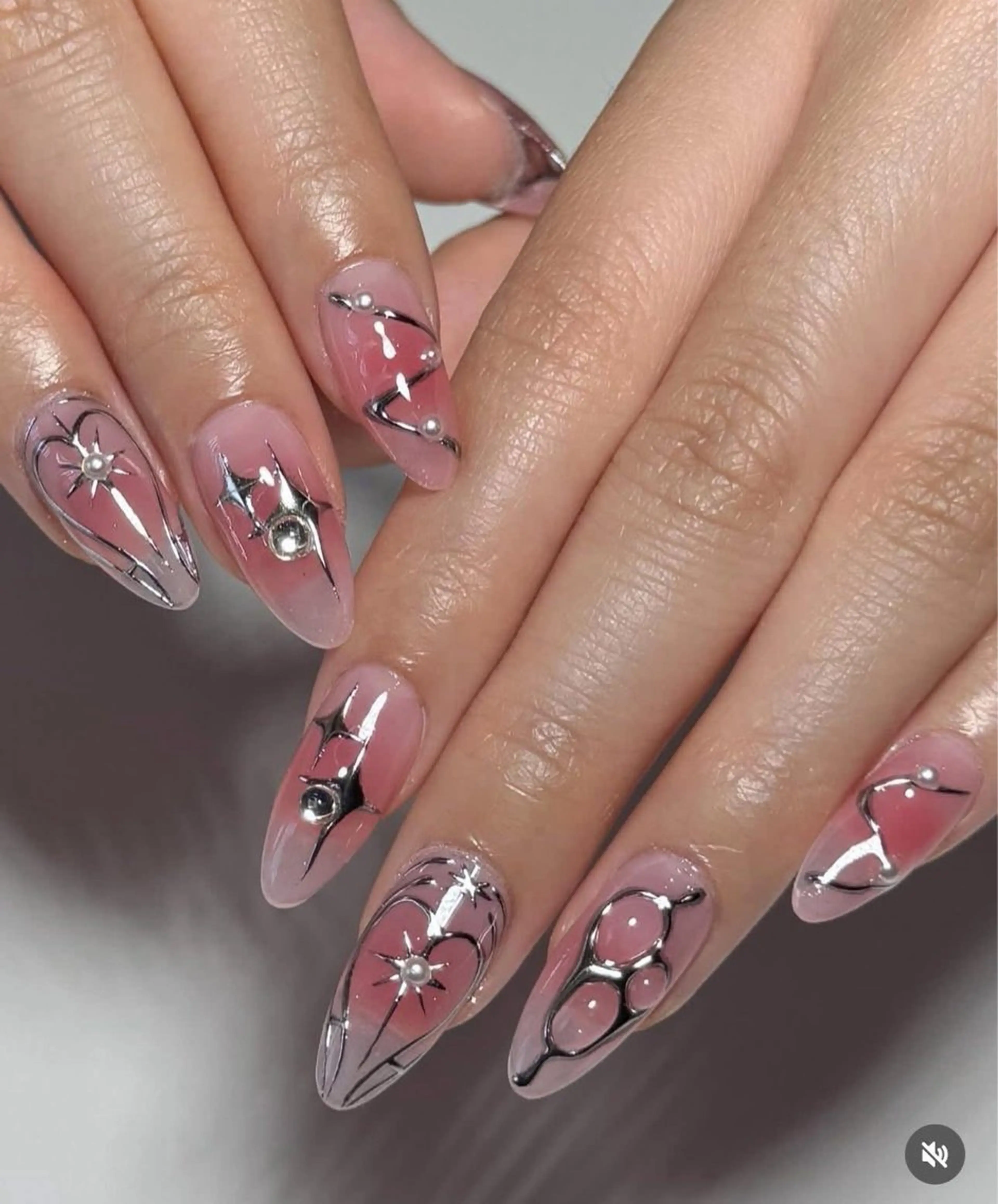 ネイル ハンドネイル ROSE ANA CHUO 本川越のネイルデザイン