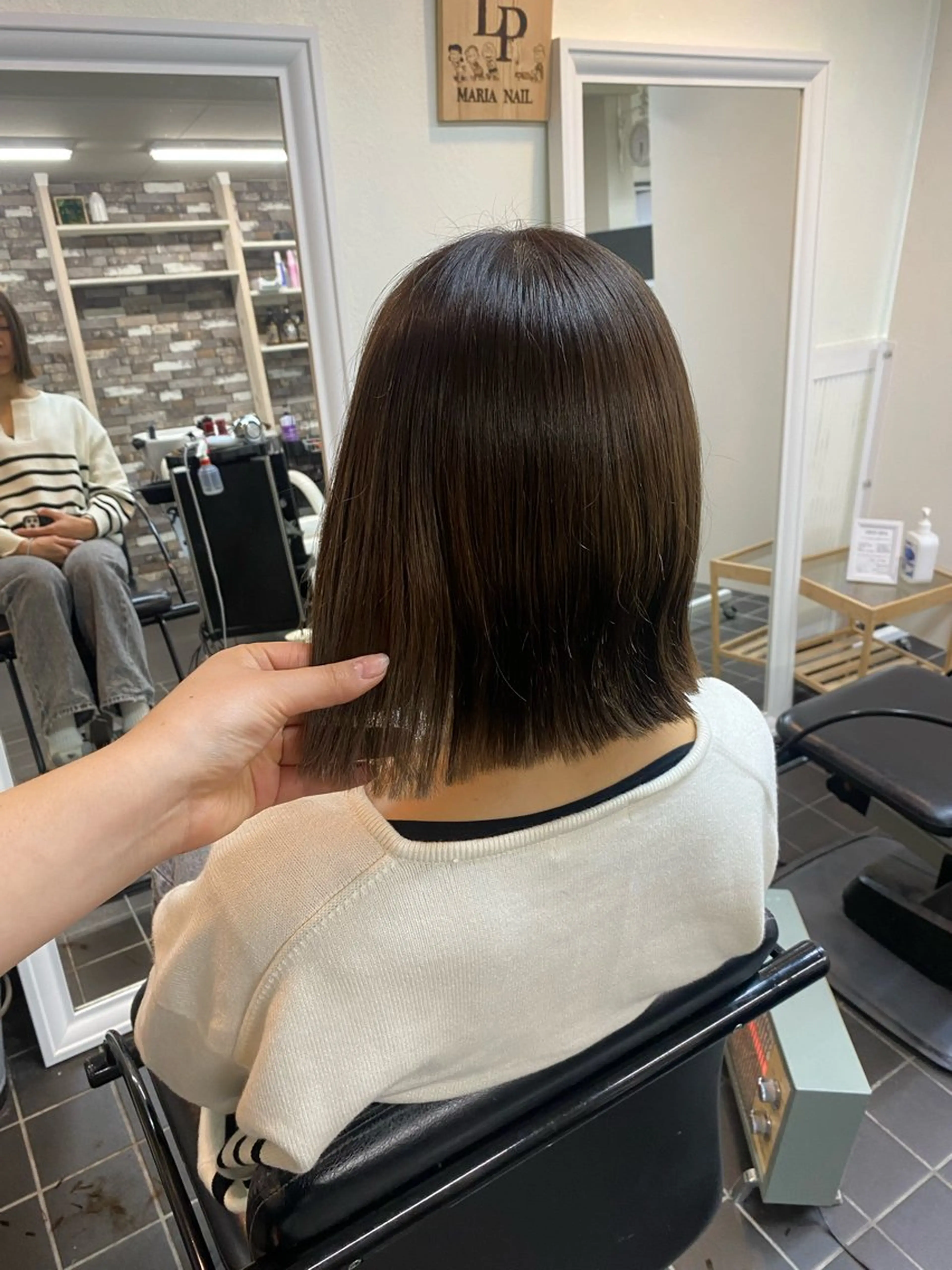 ショート カット ヘアカラー トリートメント ヘッドスパ HAIRSALONLOOP所属・川上 麻梨阿のヘアスタイル