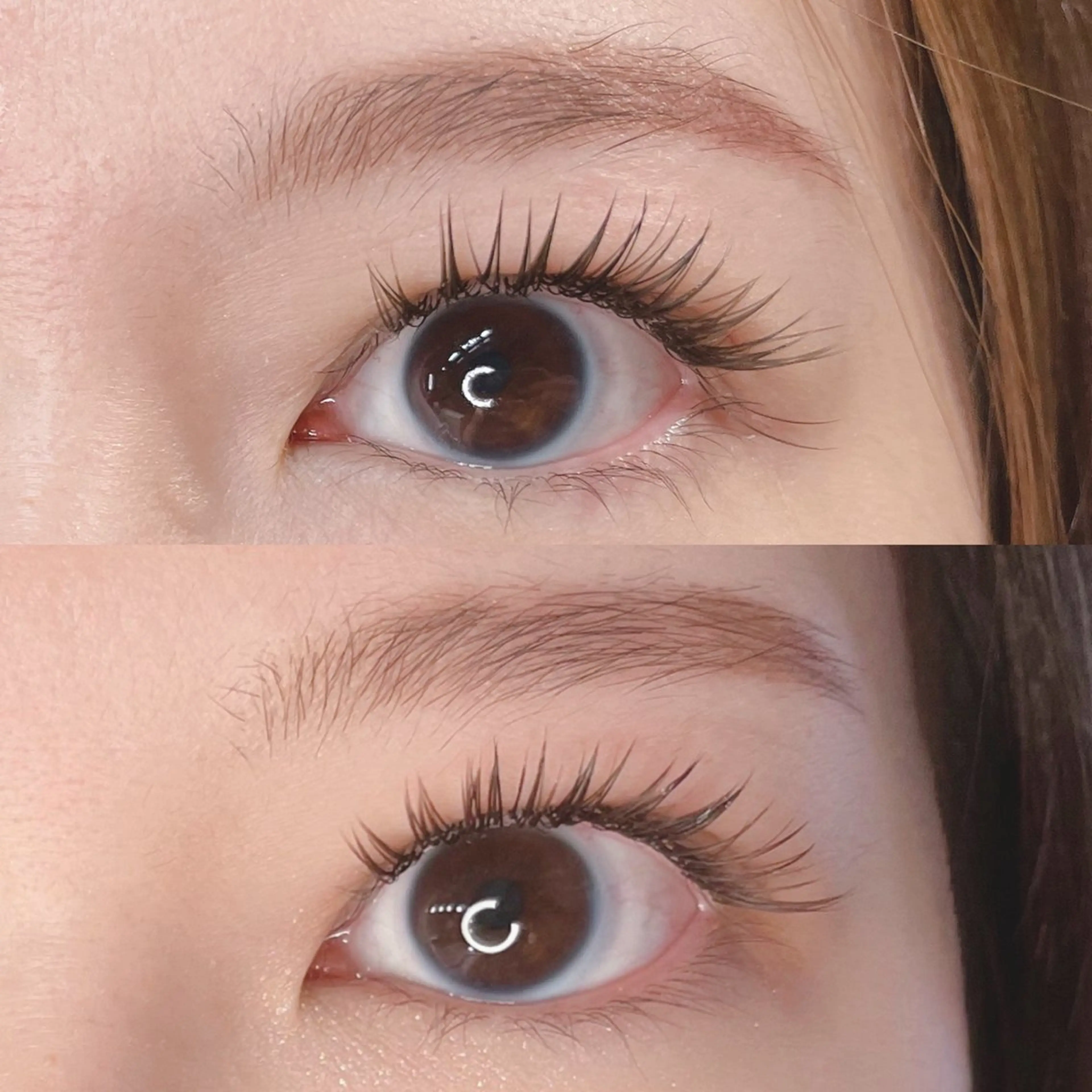 マツエク・マツパ カラーマツエク フラットラッシュ アップワードラッシュ マツエク・マツパ FUKUMOTOのマツエク・マツパデザイン