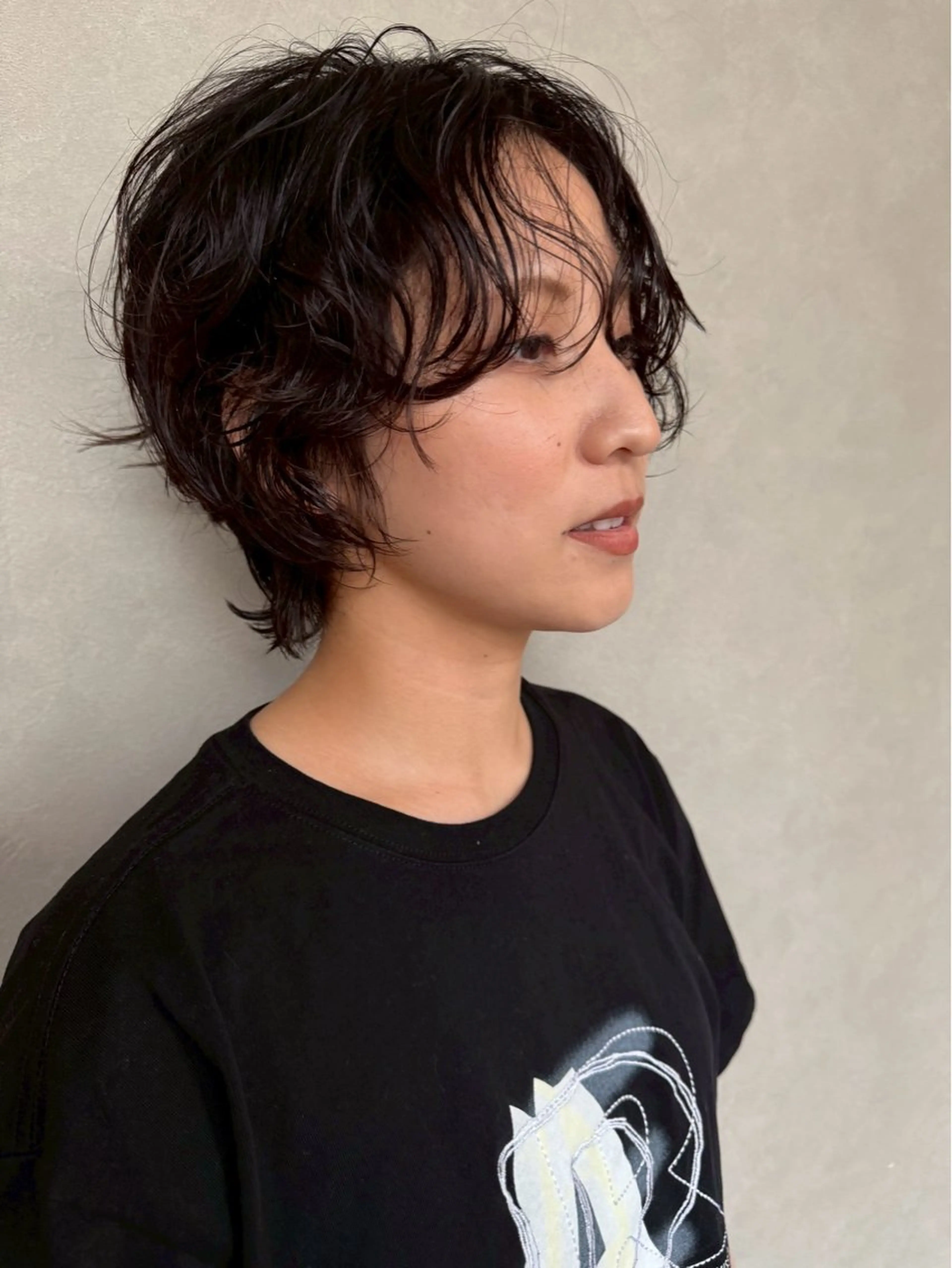 ショート カット パーマ 山口里莉 /パーマモデル募集のヘアスタイル