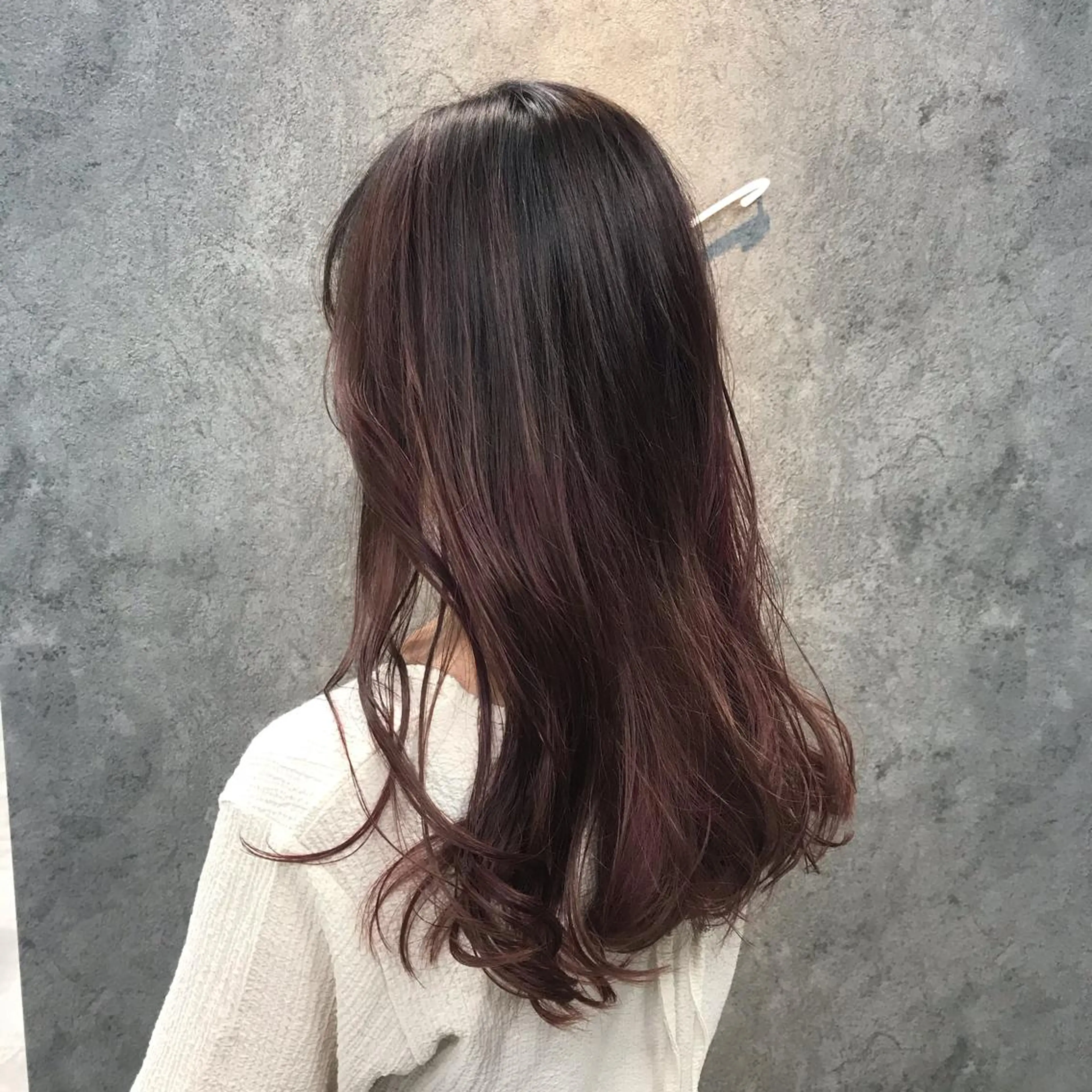 セミロング カット ヘアカラー トリートメント 所渉/韓国レイヤー /ウルフカットのヘアスタイル