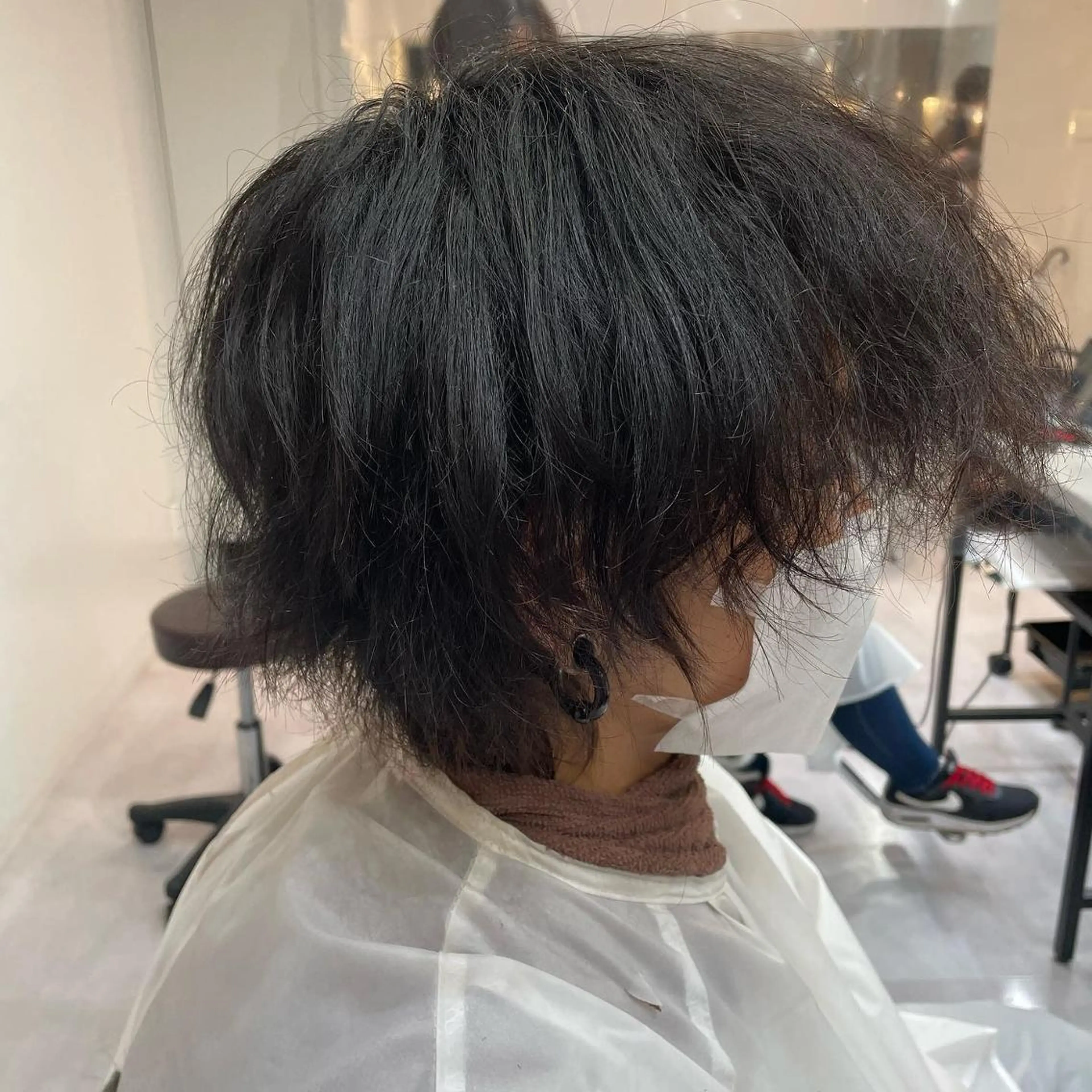 ショート 髪質改善× ハイライト溝江のヘアスタイル