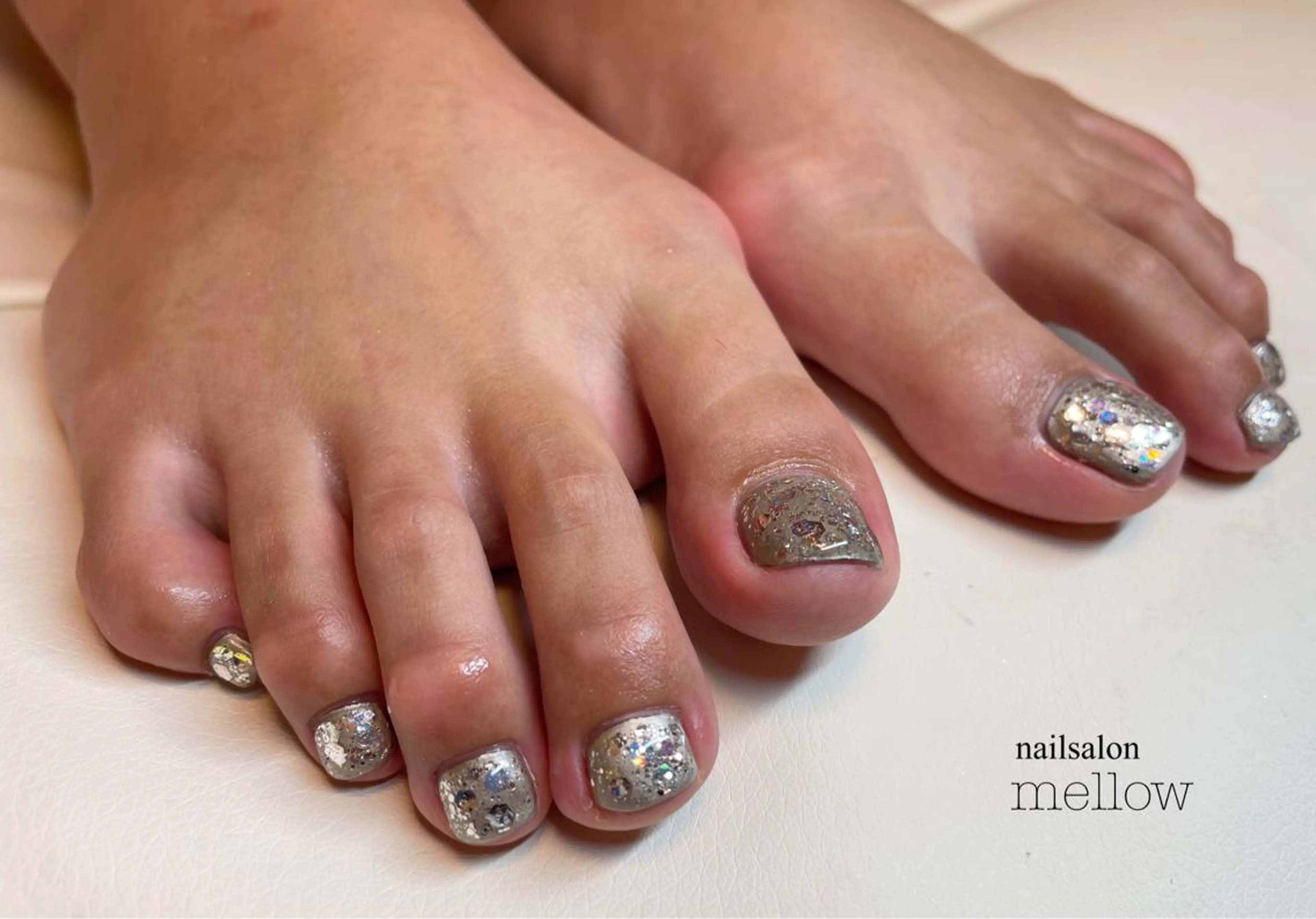 ネイル ホログラムネイル ラメ(グリッター) 大山 浩美のネイルデザイン