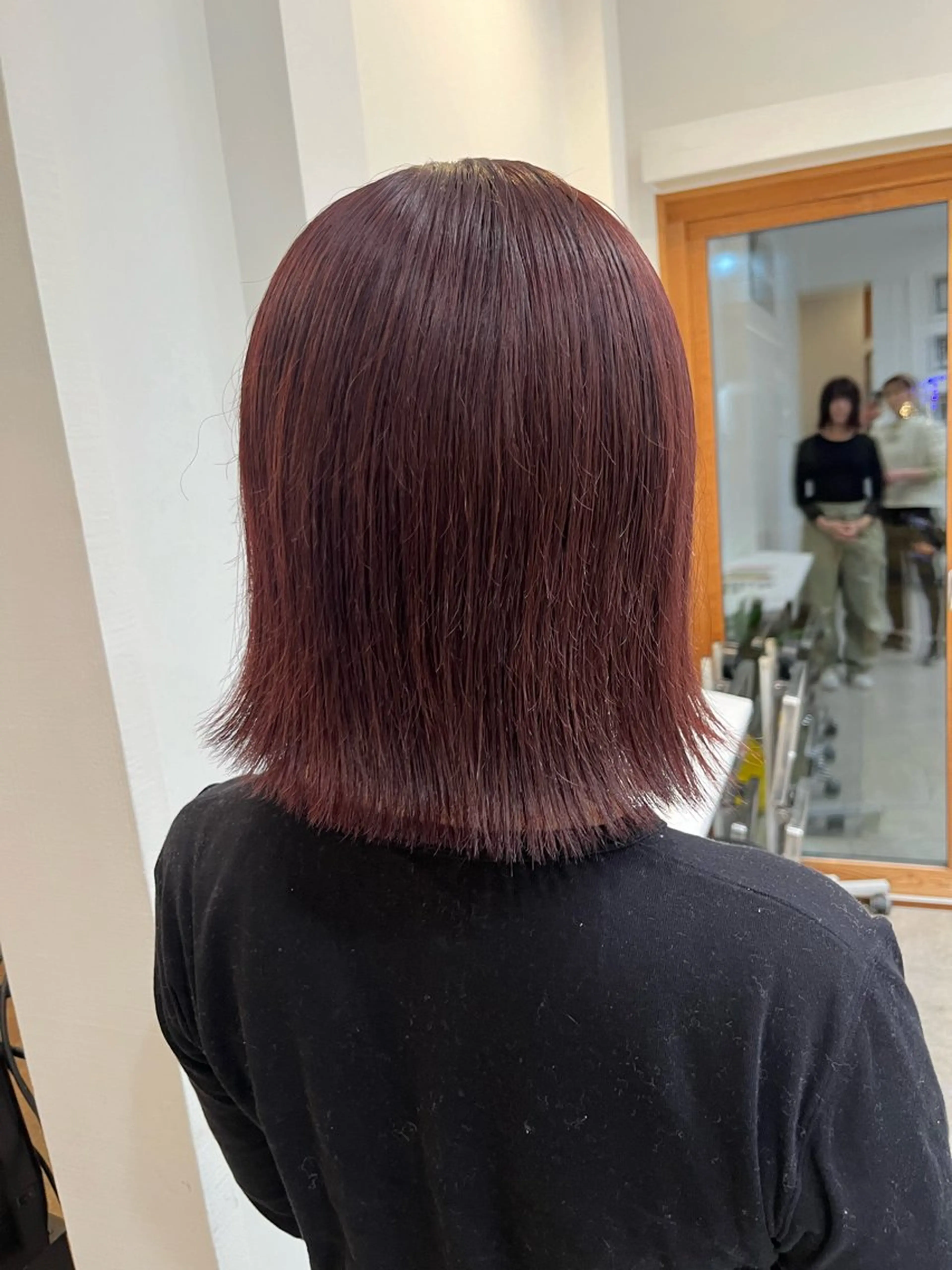 ミディアム トリートメント カット ヘアカラー トリートメント 無料カットモデル‪✨ ✂️Nanami🌷のヘアスタイル