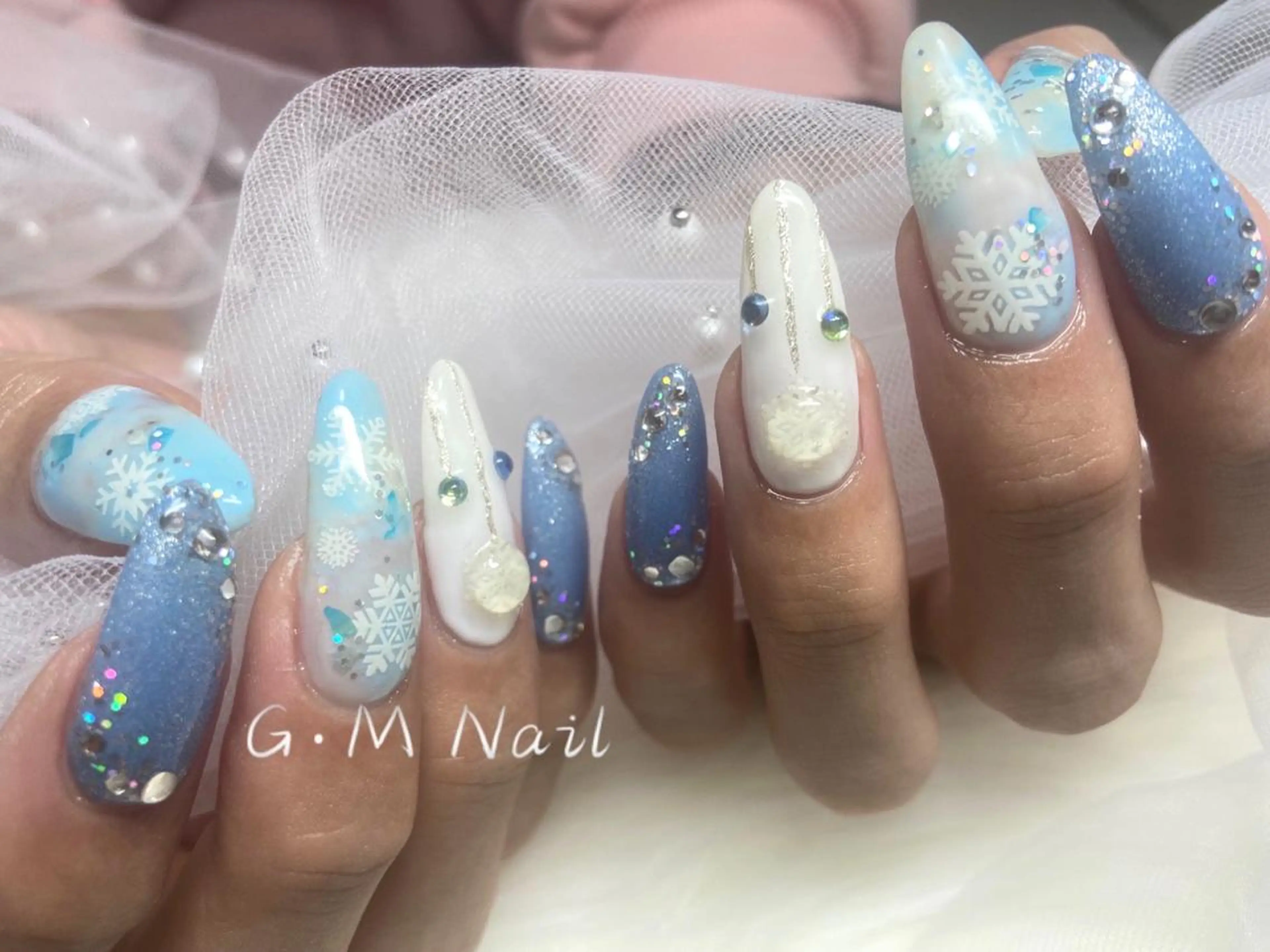 ネイル 冬ネイル クリスマス ハンドネイル COCO ネイルのネイルデザイン