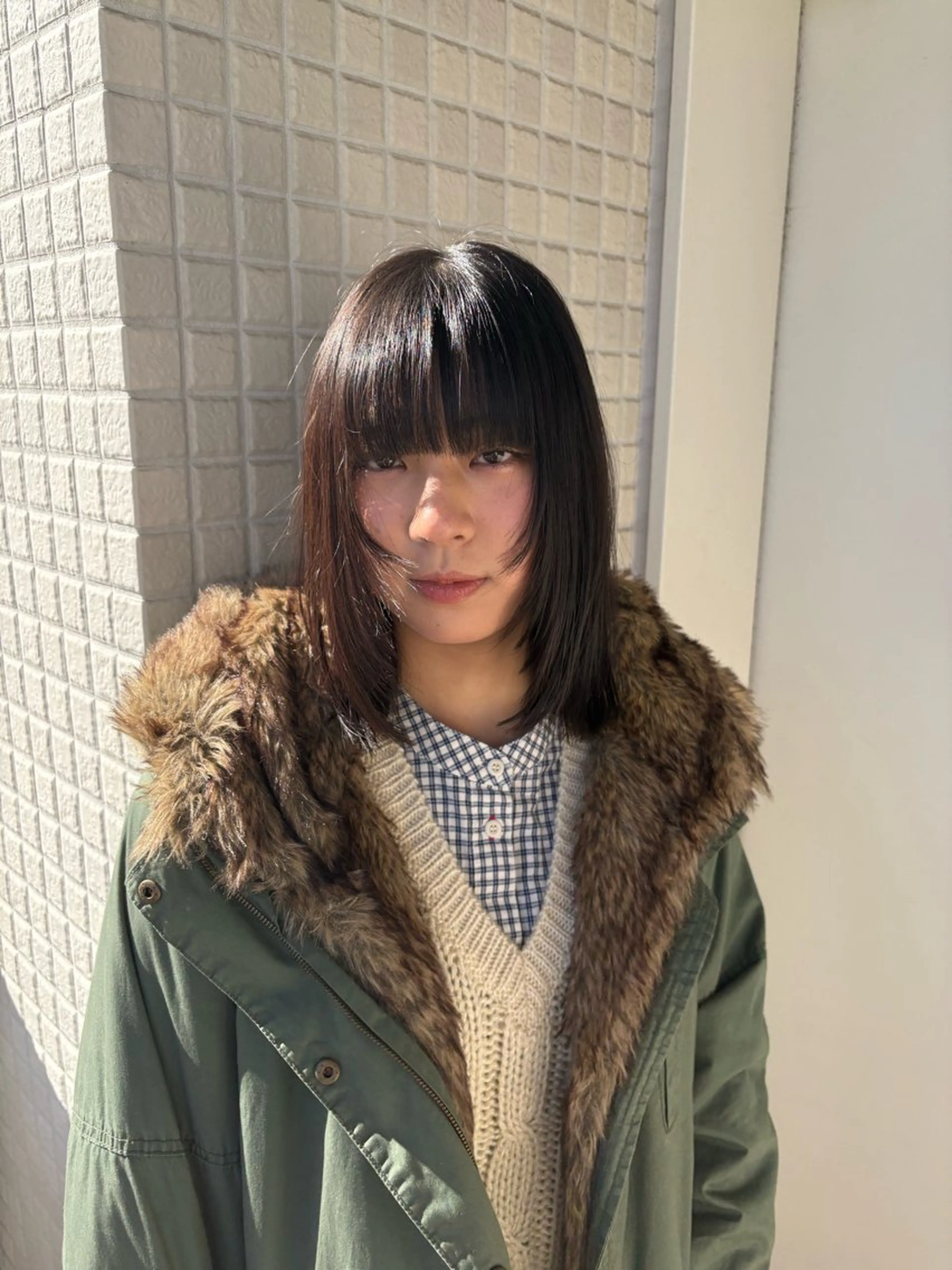 ミディアム 縮毛矯正 🔅個性派/横浜パ ーマ/暖色/ミミのその他イメージ