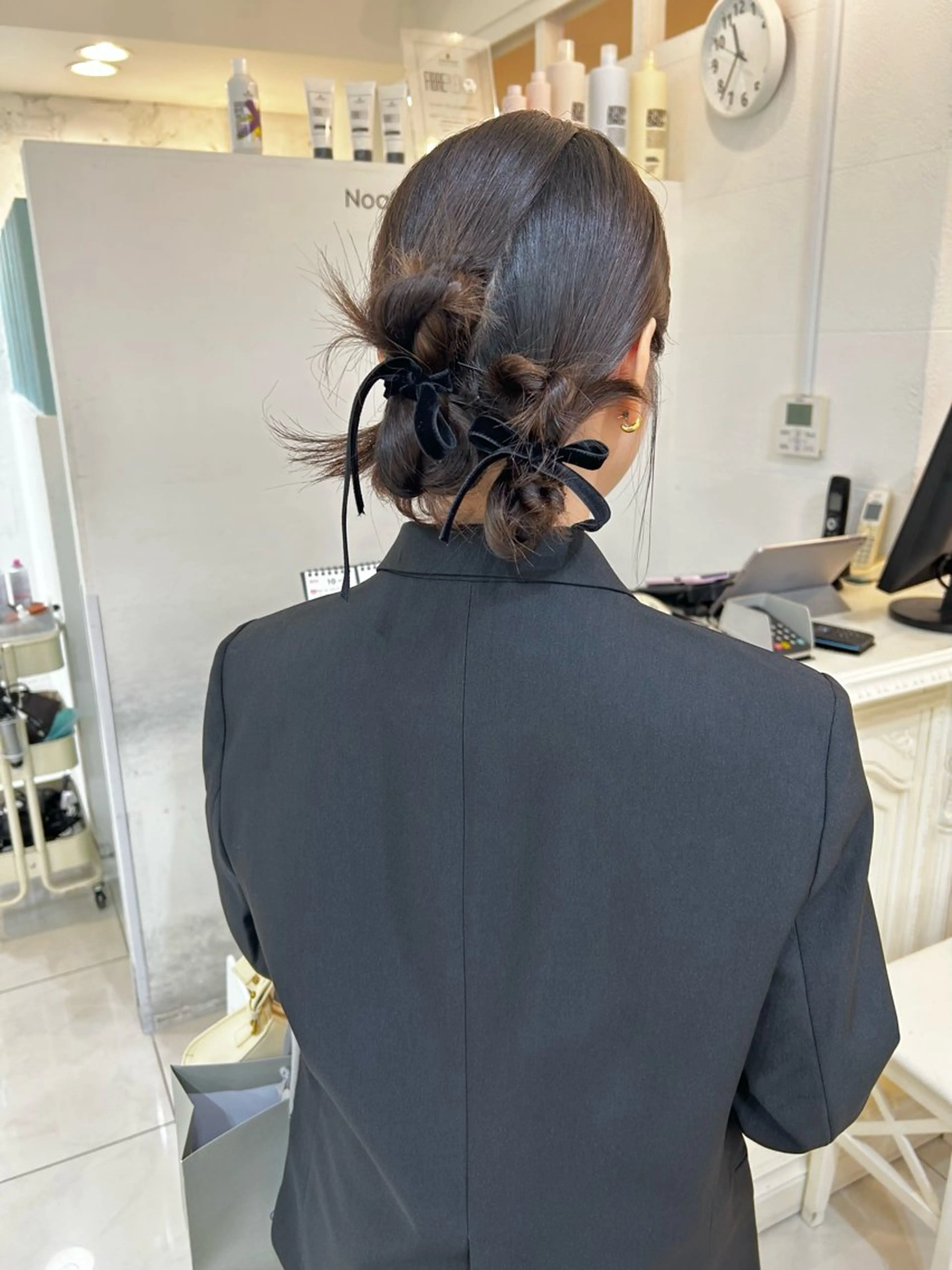 セミロング ヘアアレンジ ヘアセット Noah's　Ark所属・透明感カラー🫧ヘア セット🫧松本菜月の眉毛・アイブロウイメージ