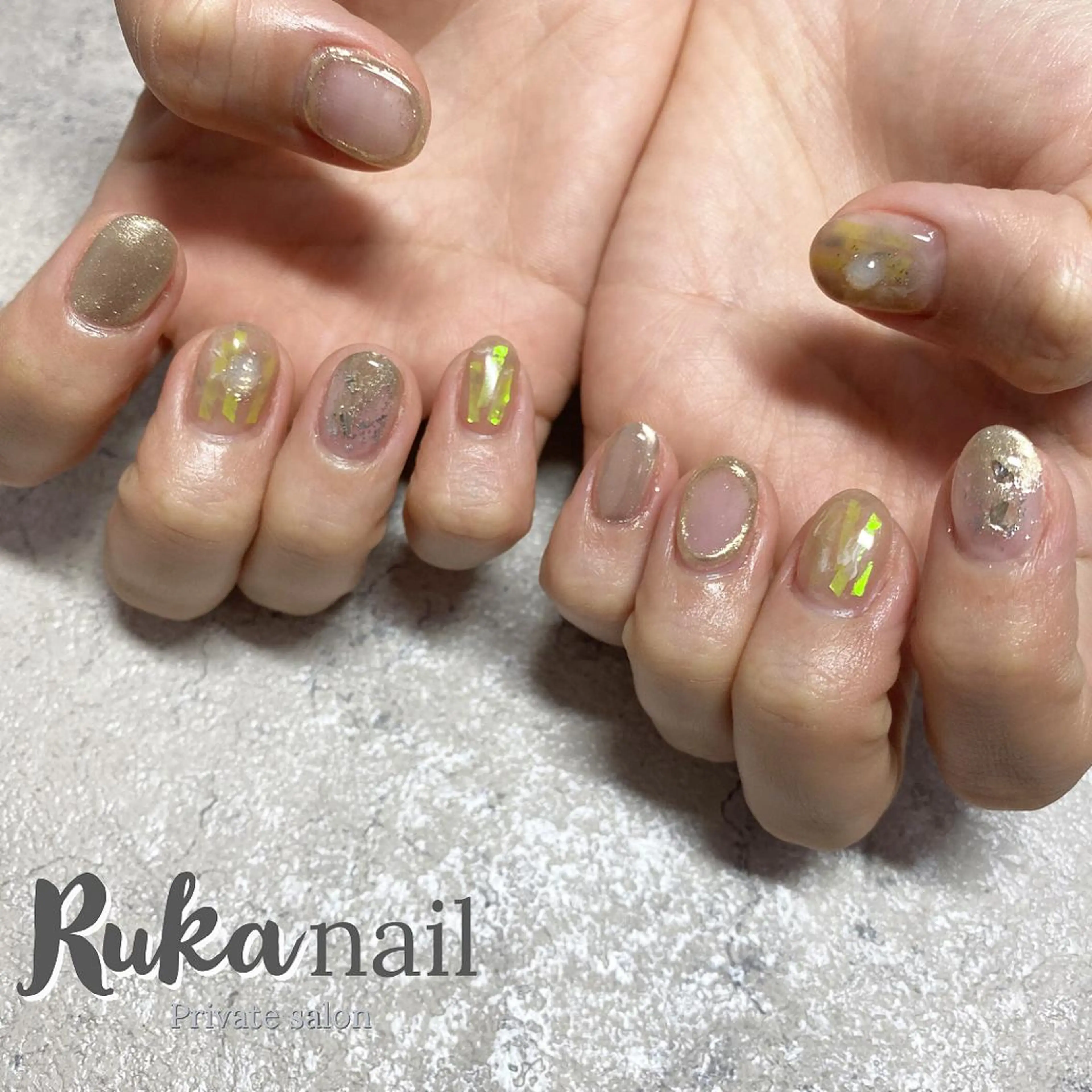 ネイル 丸川 遥のネイルデザイン