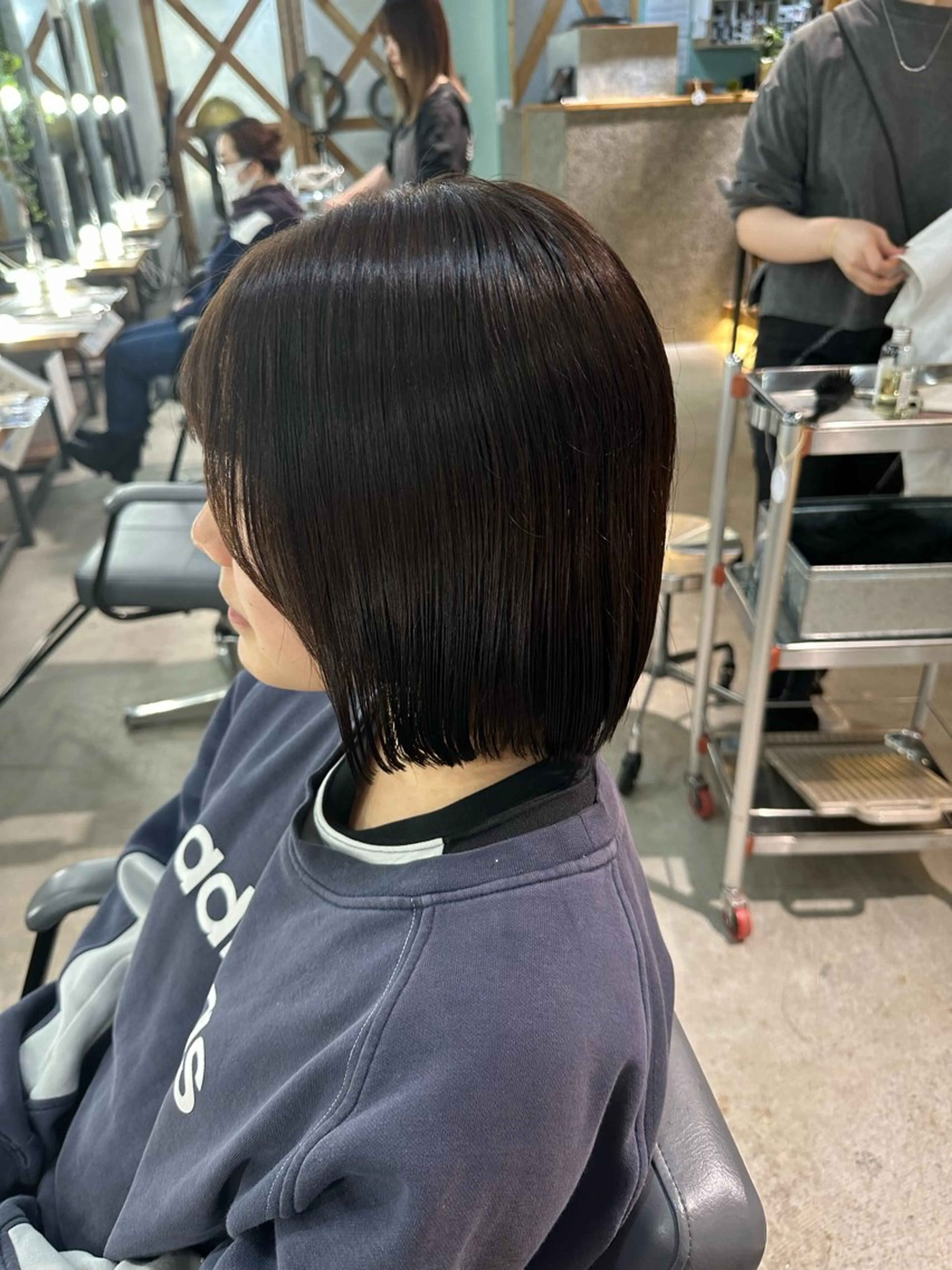 ミディアム ボブ 溜 一太のヘアスタイル