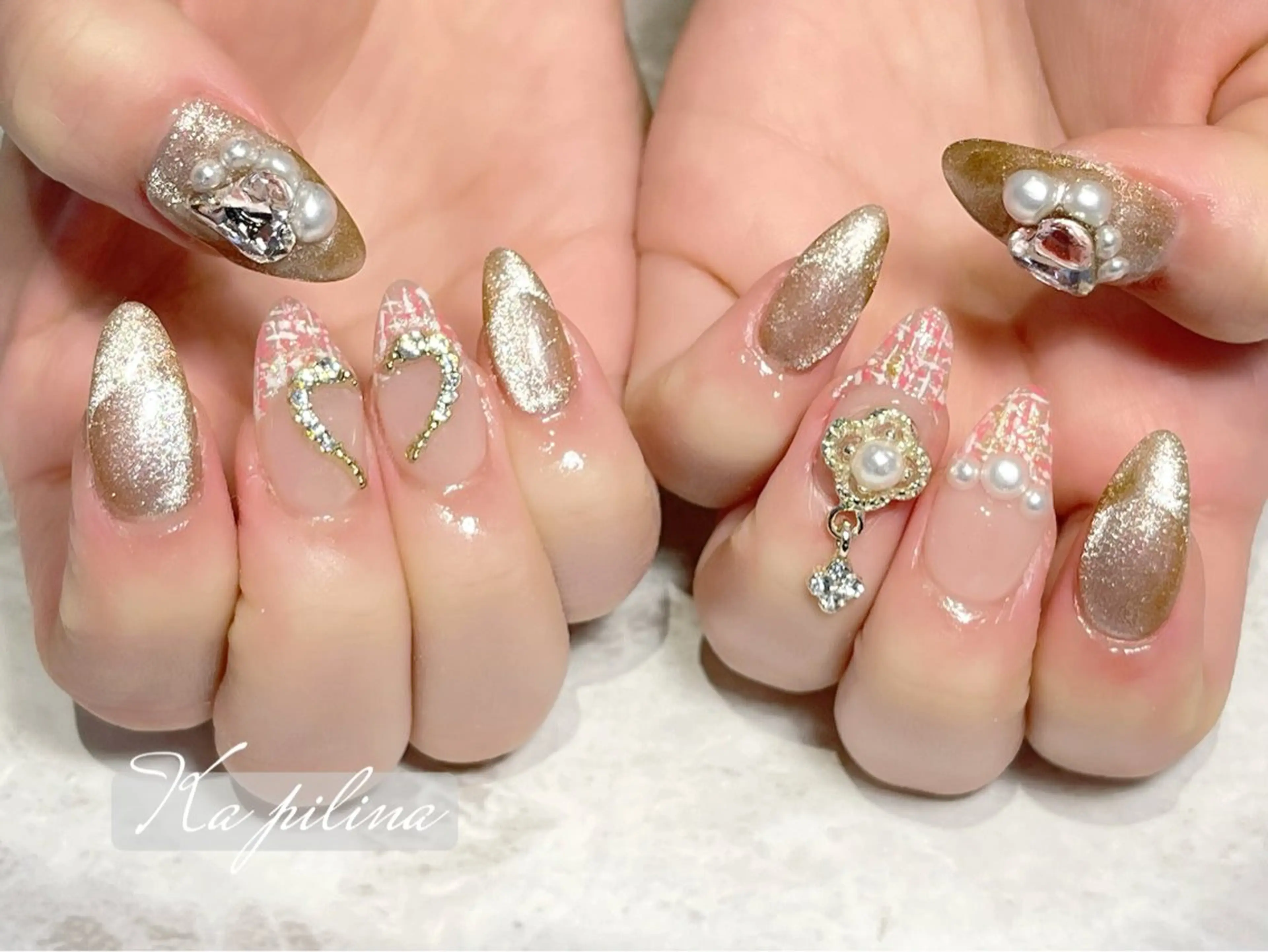 ネイル マグネットネイル Ka pilina所属・♡プライベートサロン Ka pilina♡のネイルデザイン