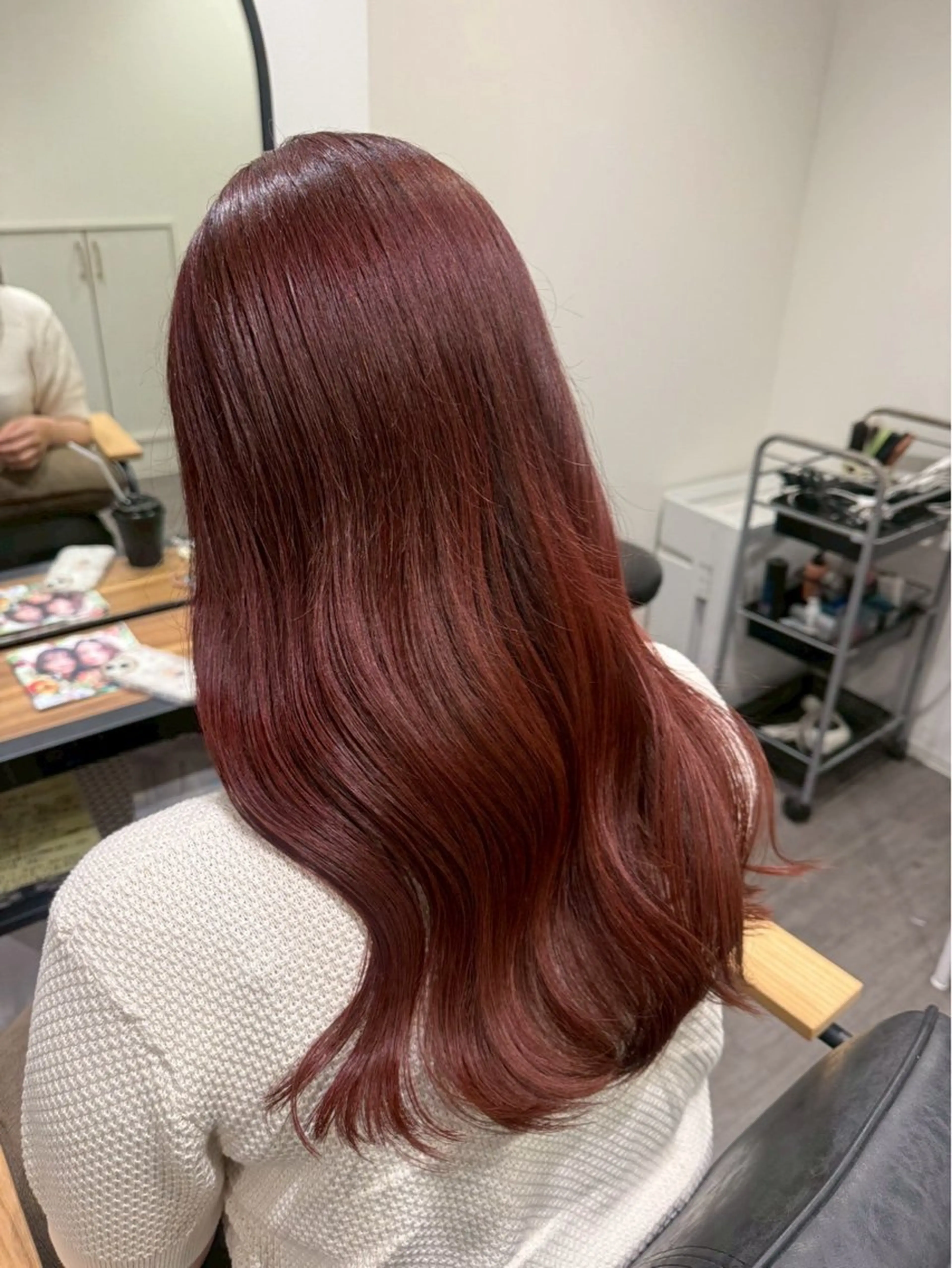 ダブルカラー(ブリーチなし)🎨+美潤トリートメント🫧の写真