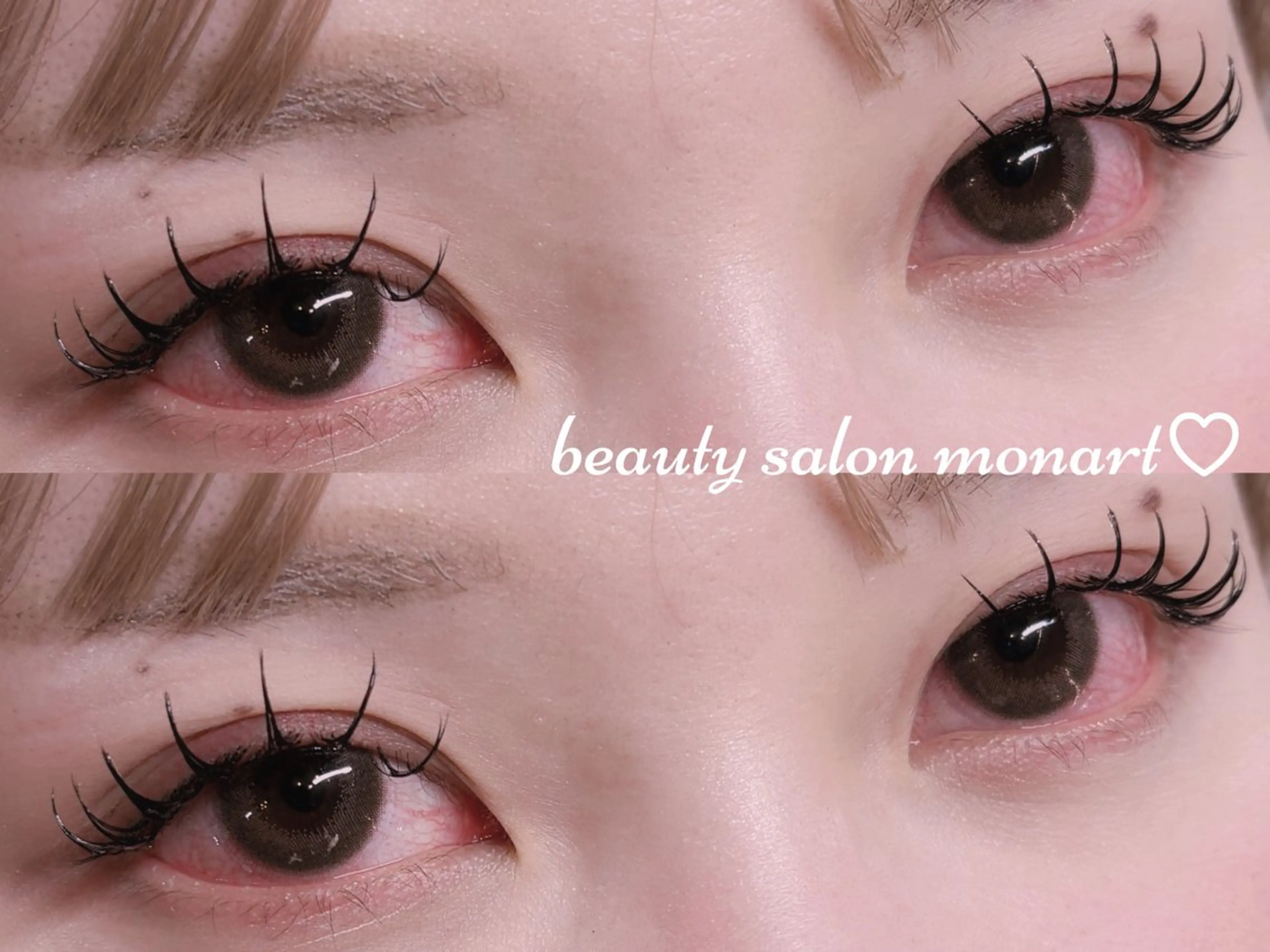 マツエク・マツパ マツエク monart kurehaのマツエク・マツパデザイン