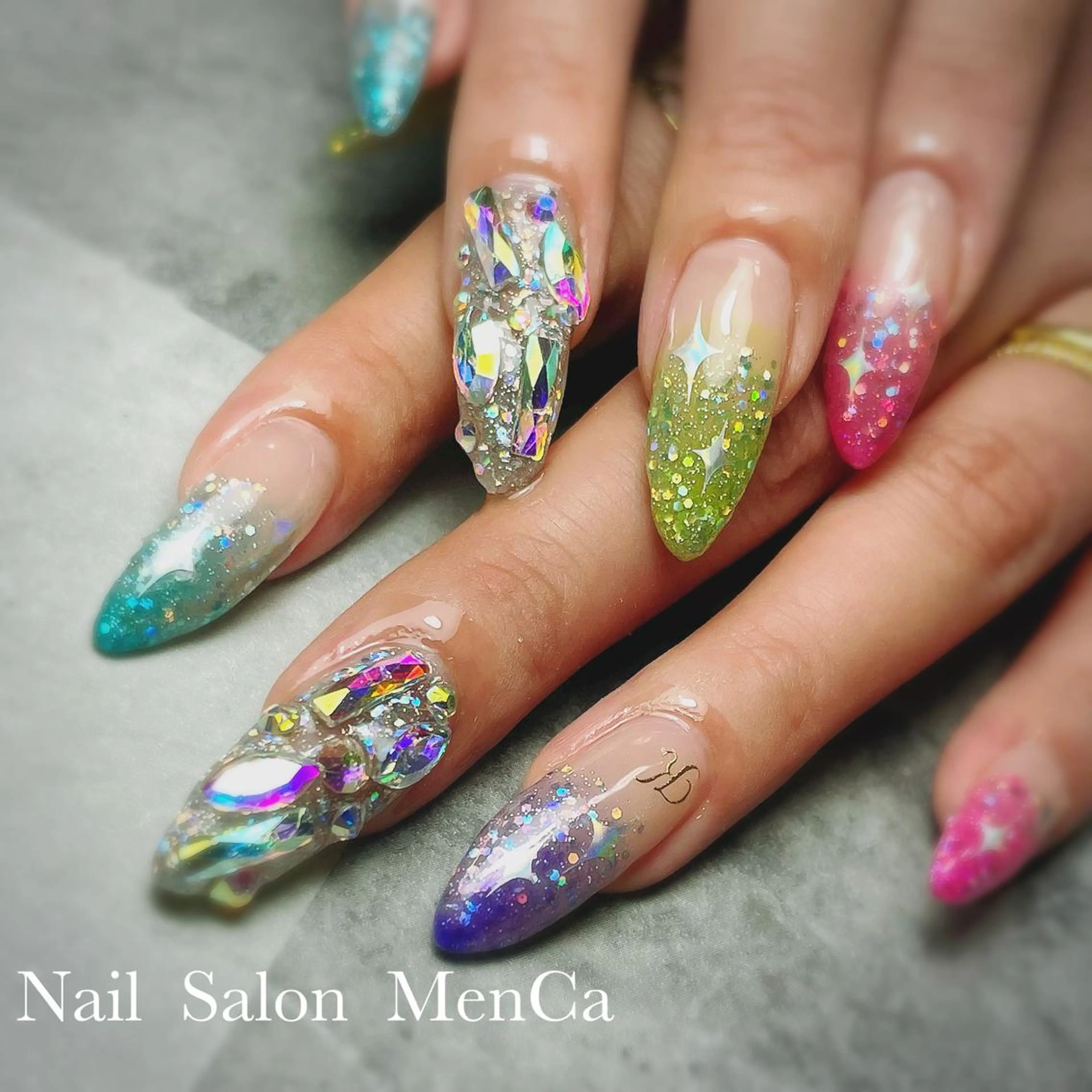 ネイル ロングネイル 江崎 景子のネイルデザイン