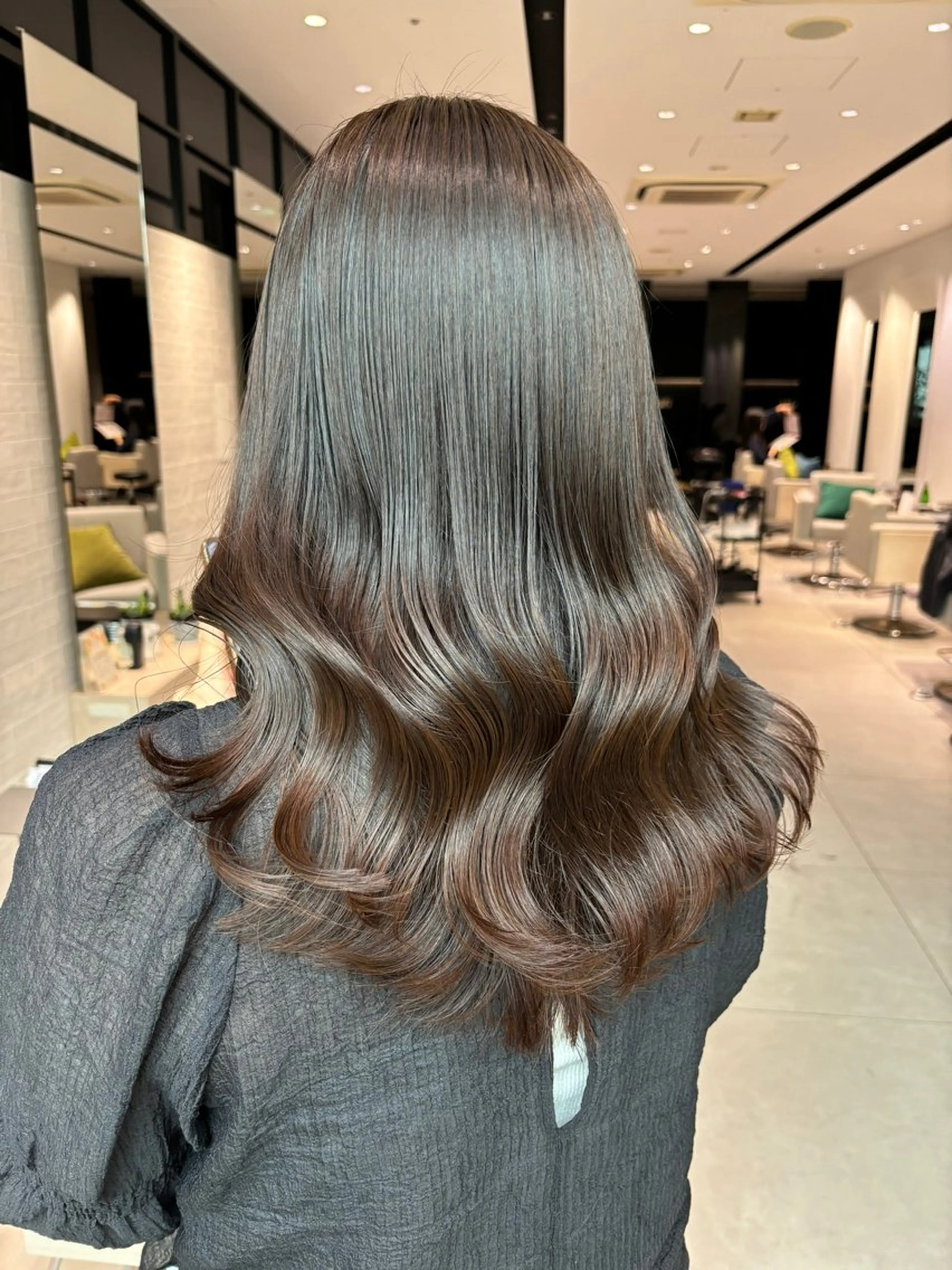 セミロング カラー カット ヘアカラー トリートメント 銀座/髪質改善/韓国 カラー🍓原田侑依のヘアスタイル