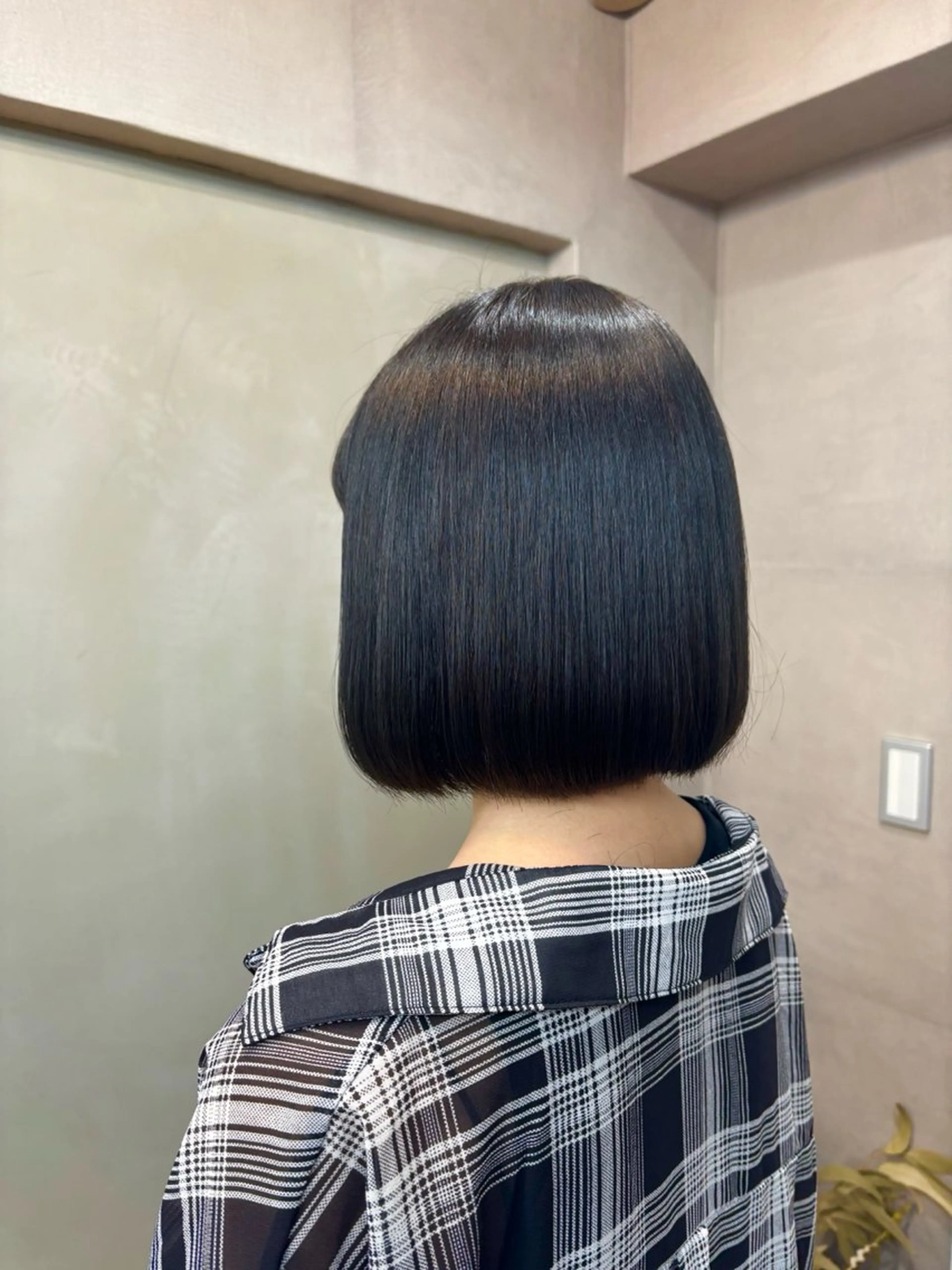 ショート カット 縮毛矯正 トリートメント 髪質改善ストレート/ ブリーチ／渋谷　福田のヘアスタイル