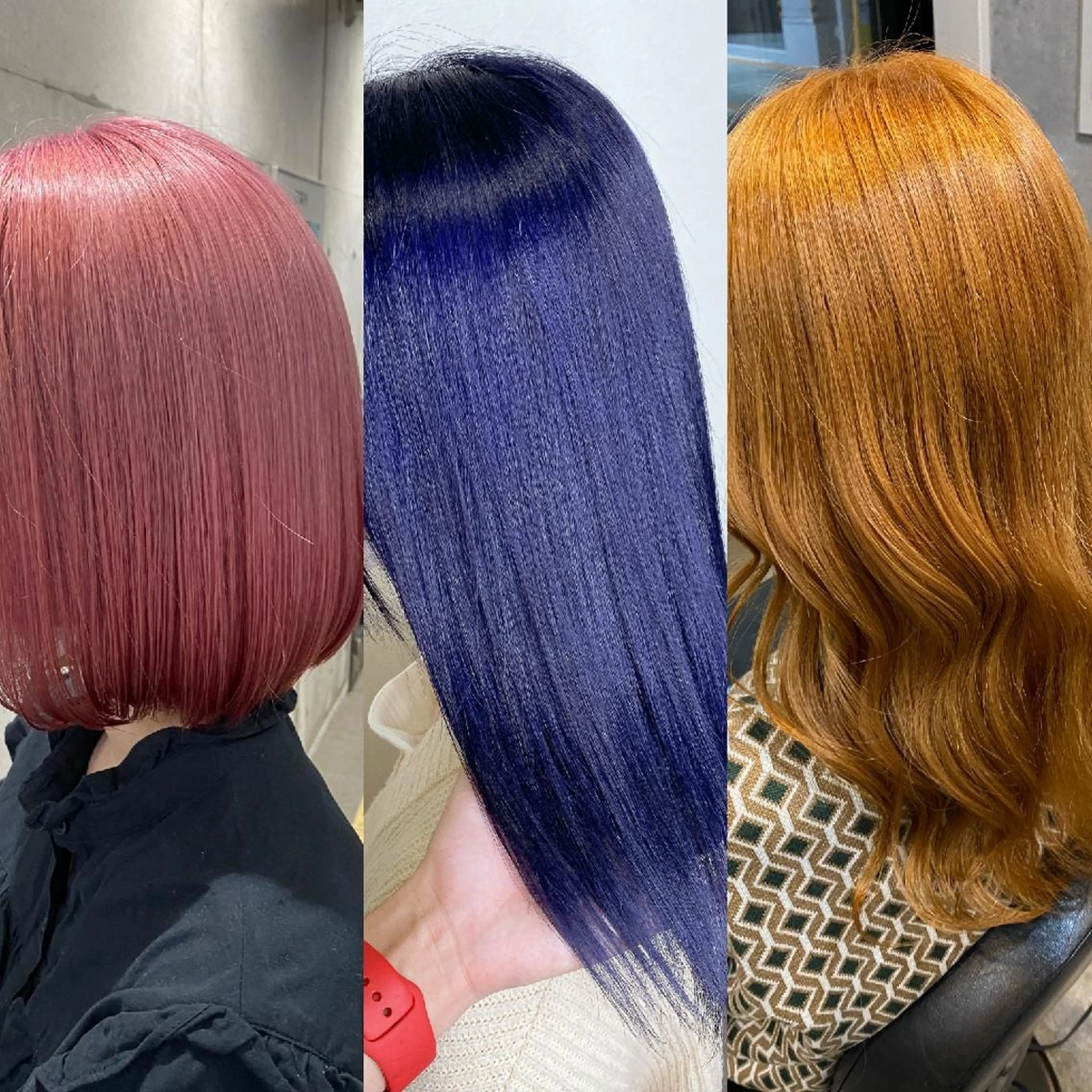 セミロング カラー ノミネーション大宮所属・TOSHIKI/ ハイトーン/髪質改善のヘアスタイル