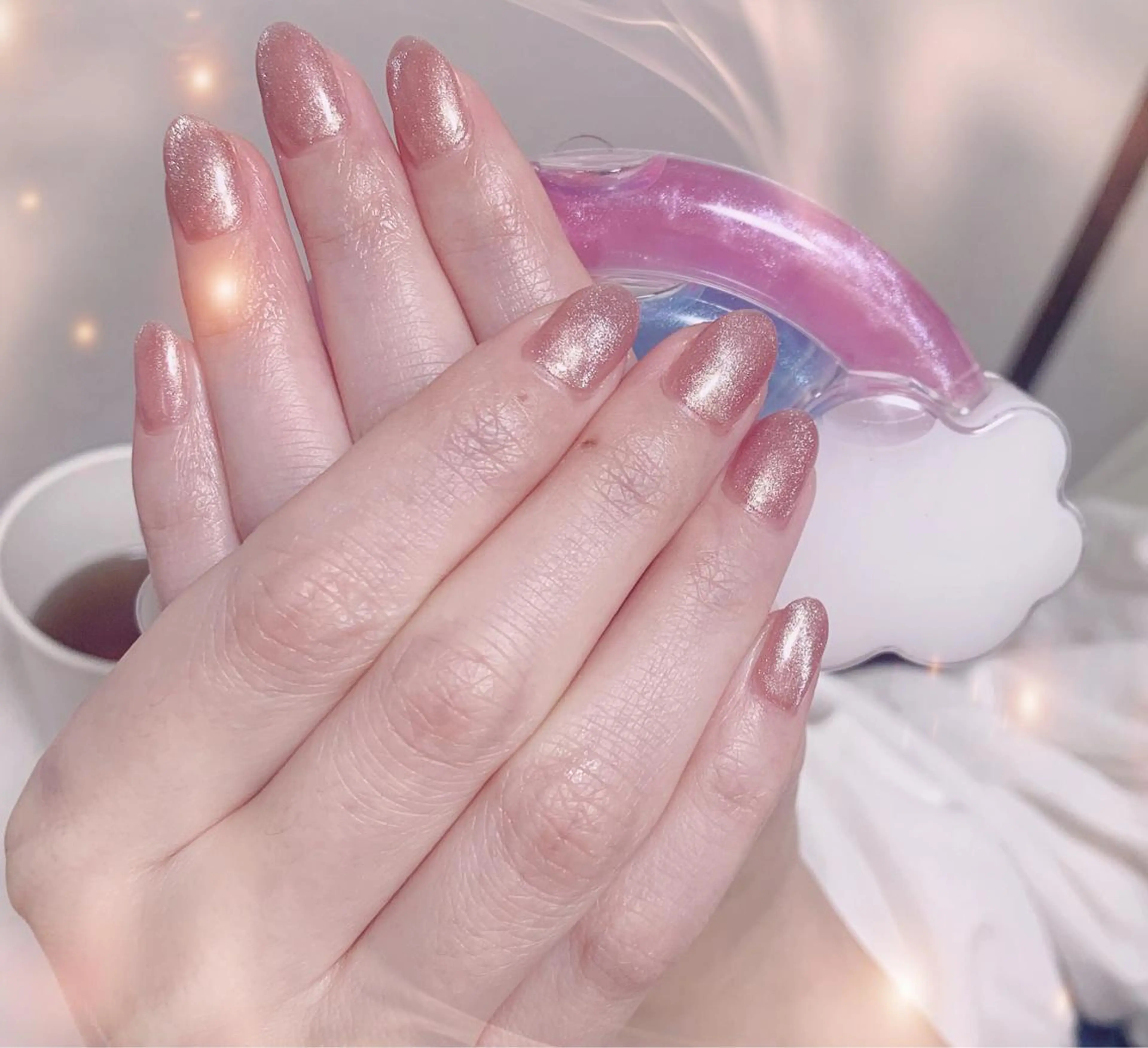 ネイル マグネットネイル ワンカラーネイル 林 ✨syousyouのネイルデザイン