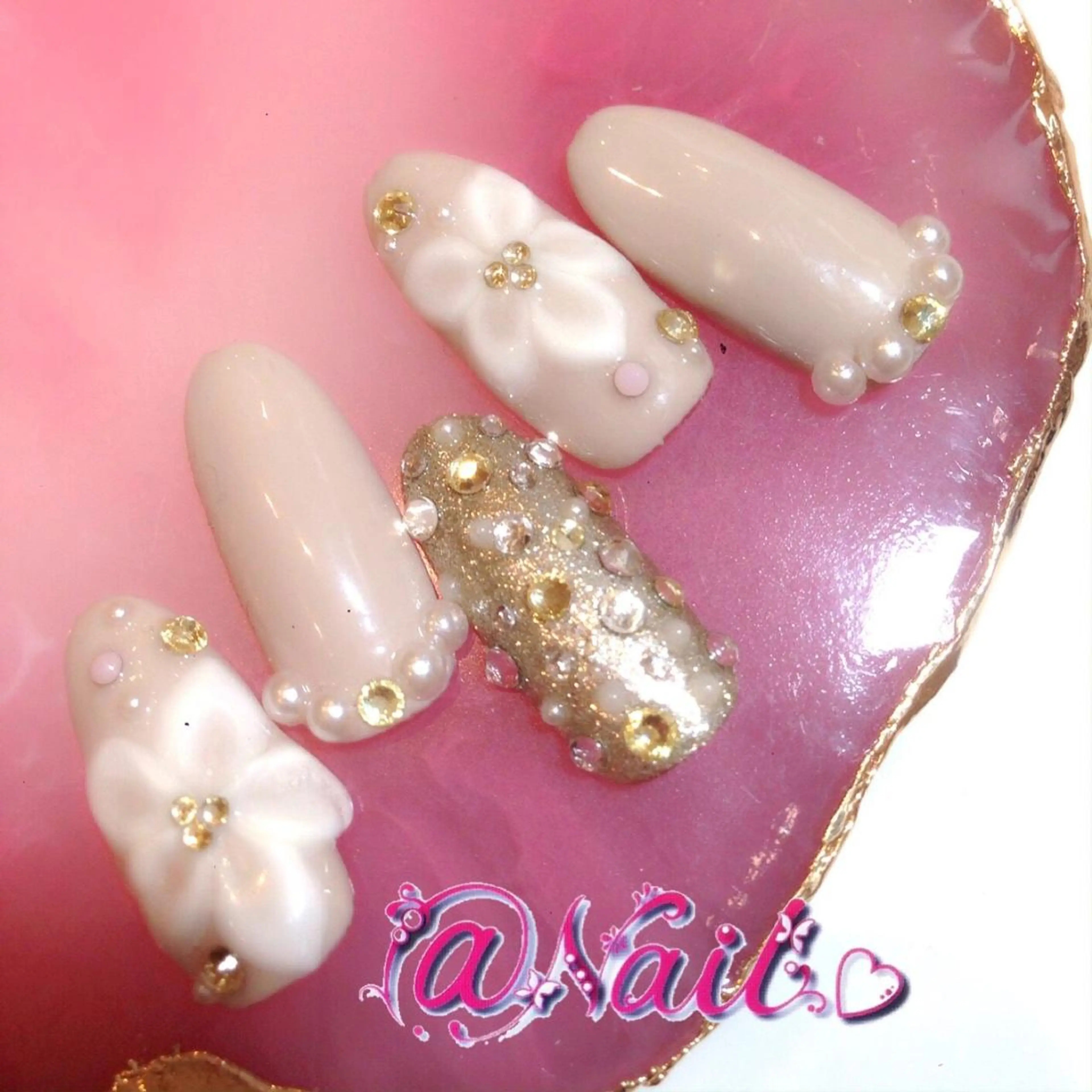 ネイル ネイルチップ 小尾 栞のネイルデザイン