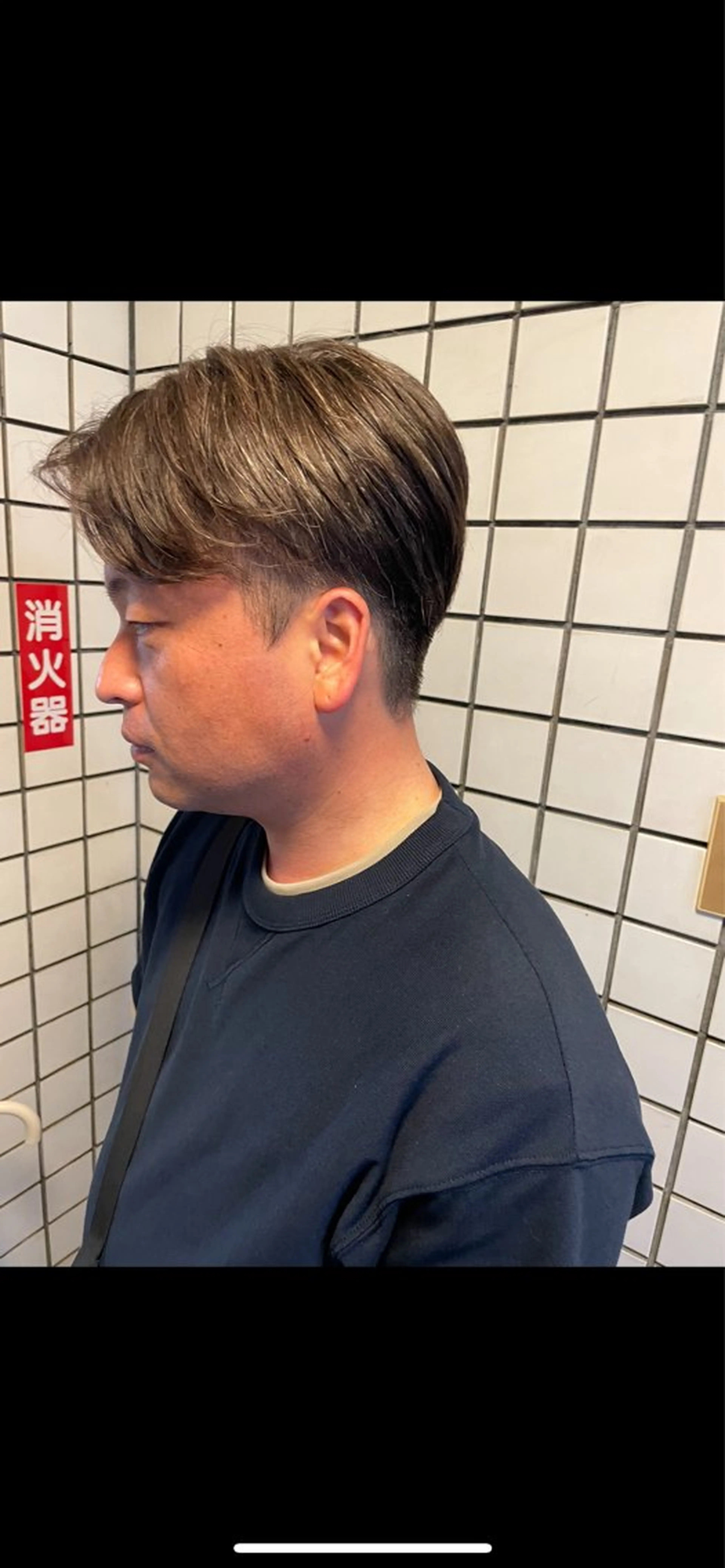 ショート メンズ カット 縮毛矯正 トリートメント 髪質改善カラー💛 菜のはのヘアスタイル