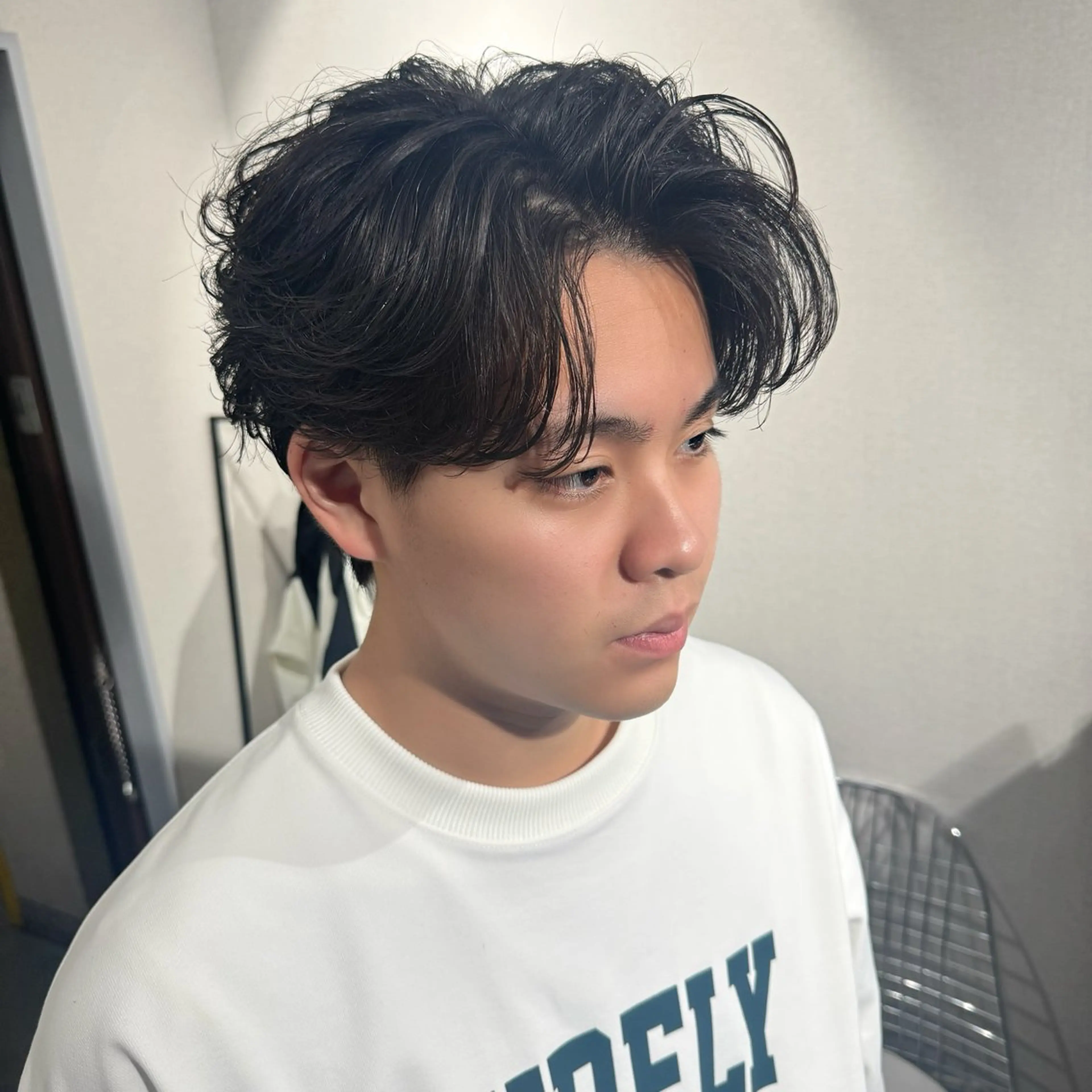 メンズ カット パーマ 表参道フェザーパーマ ニュアンスパーマのヘアスタイル