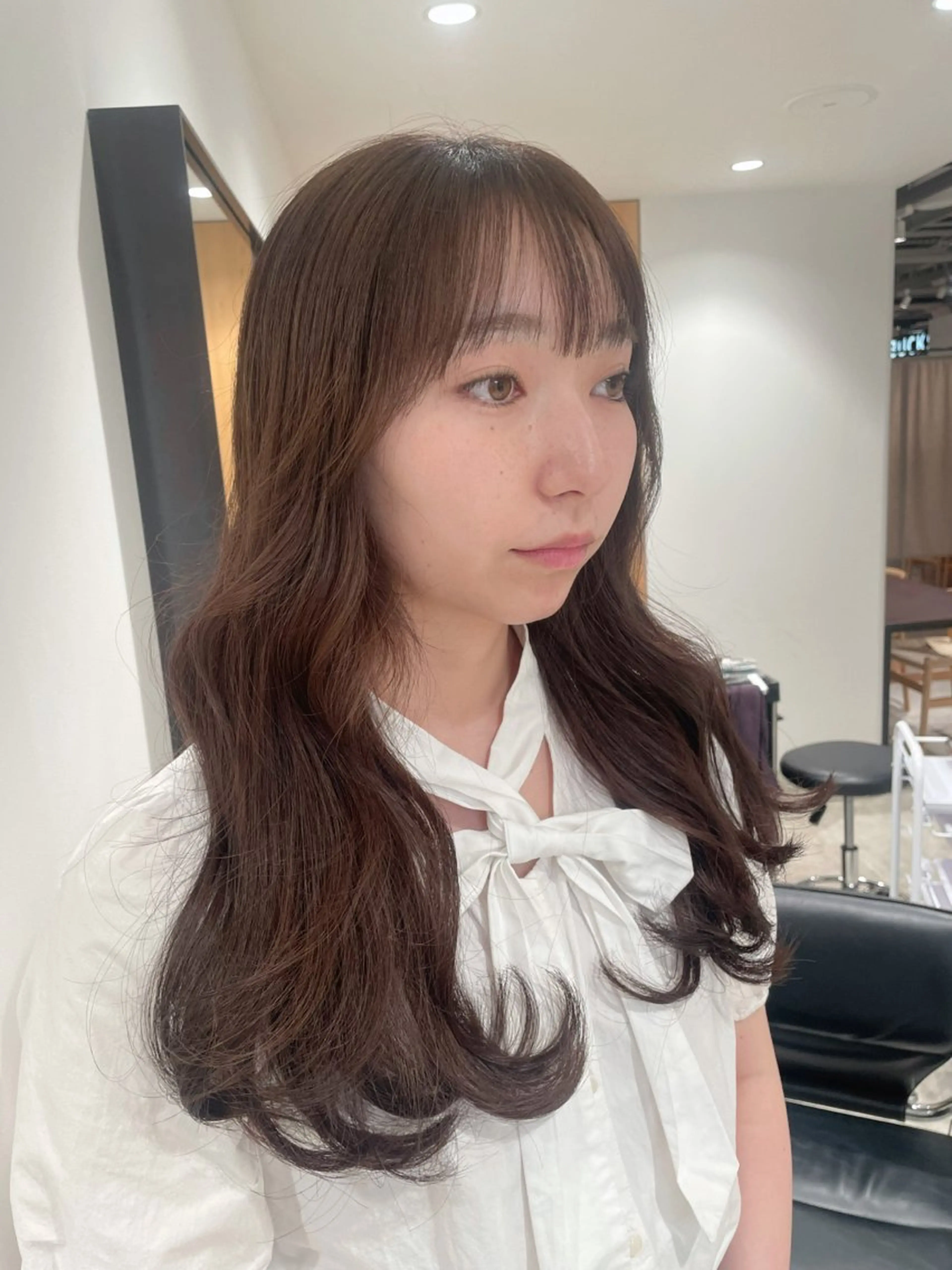 ロング カラー ブリーチ ケアカラー 透明感カラー ブリーチなしカラー GO TODAY  シェアサロン札幌店所属・kana .のヘアスタイル