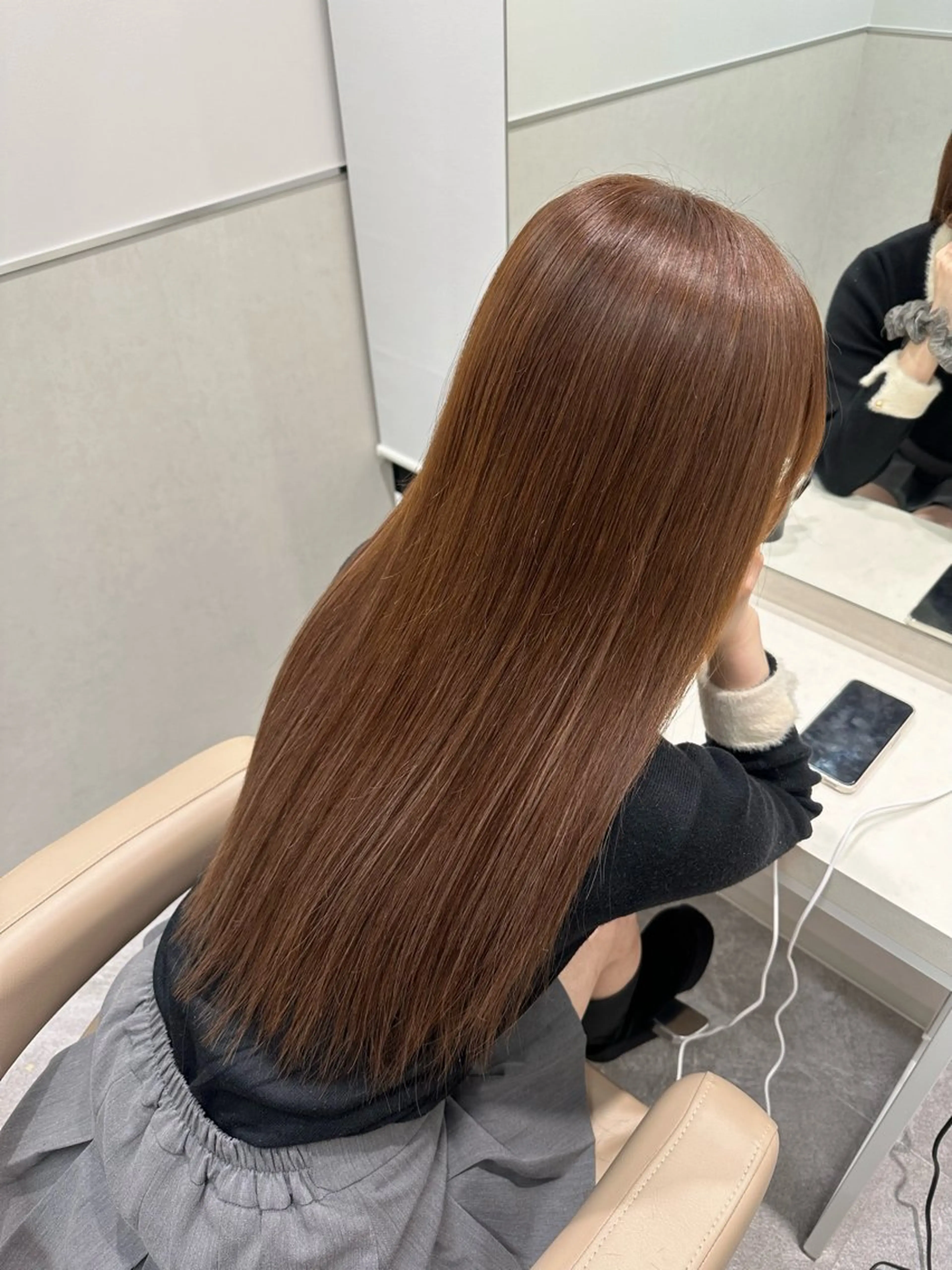 ロング シールエクステ エクステ ヘアカラー エクステ 韓国ヘア/エクステ/ Maiのヘアスタイル