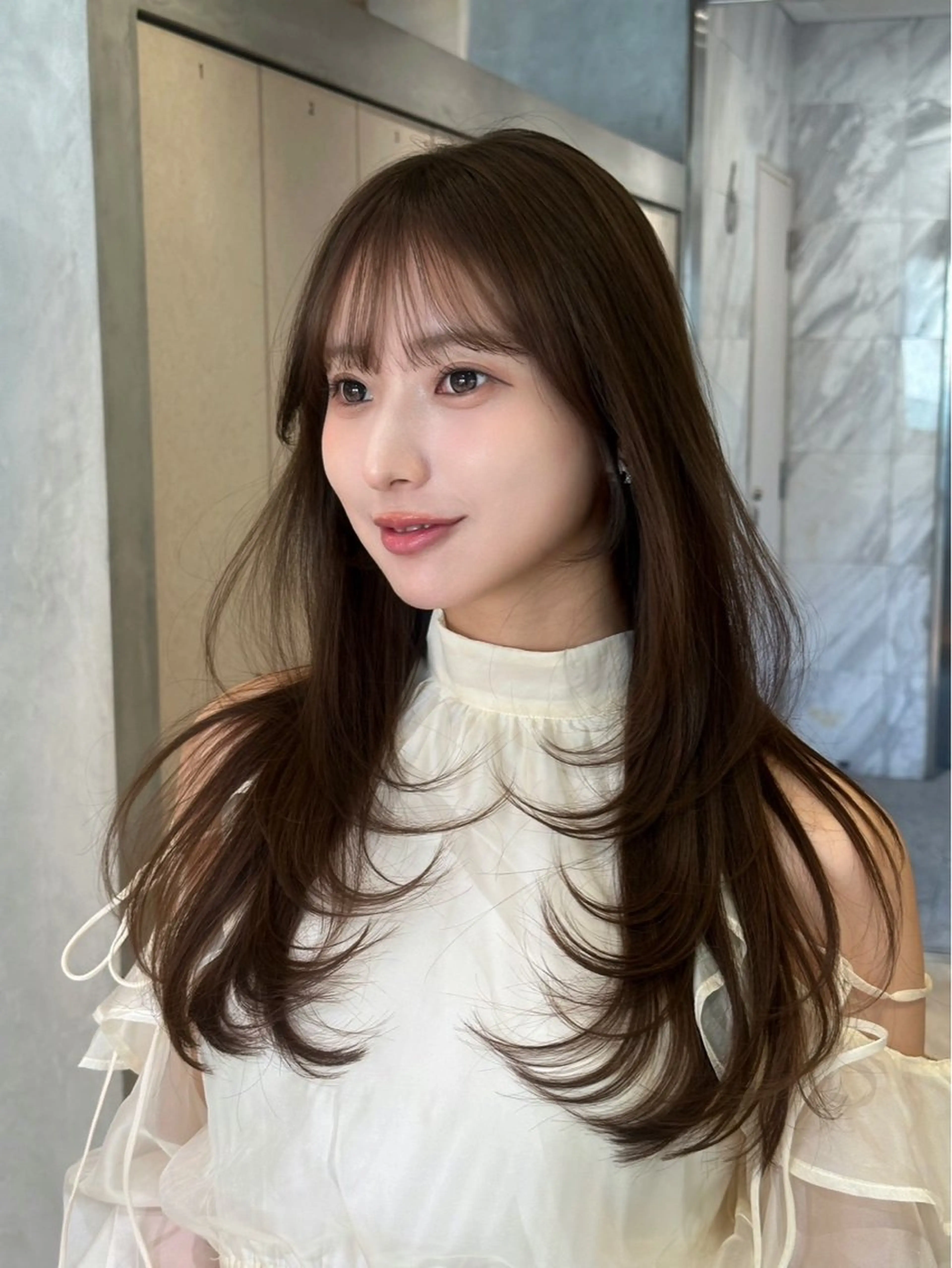 🍫今月限定🌟【平日】🙇‍♂️カット＋透明感ケアカラー＋スチームトリートメント✨の写真