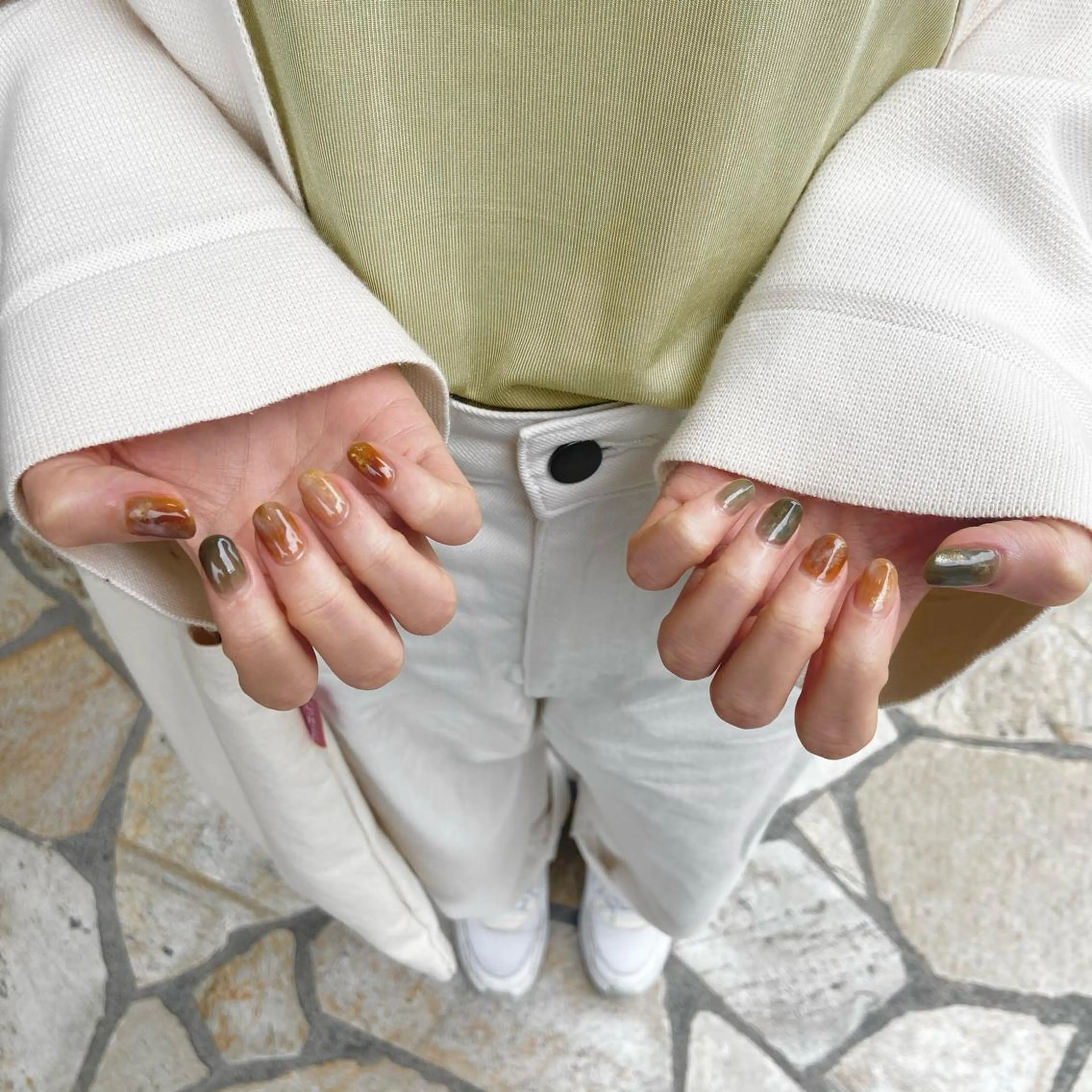 ネイル ハンドネイル happiness プライベートサロンのネイルデザイン