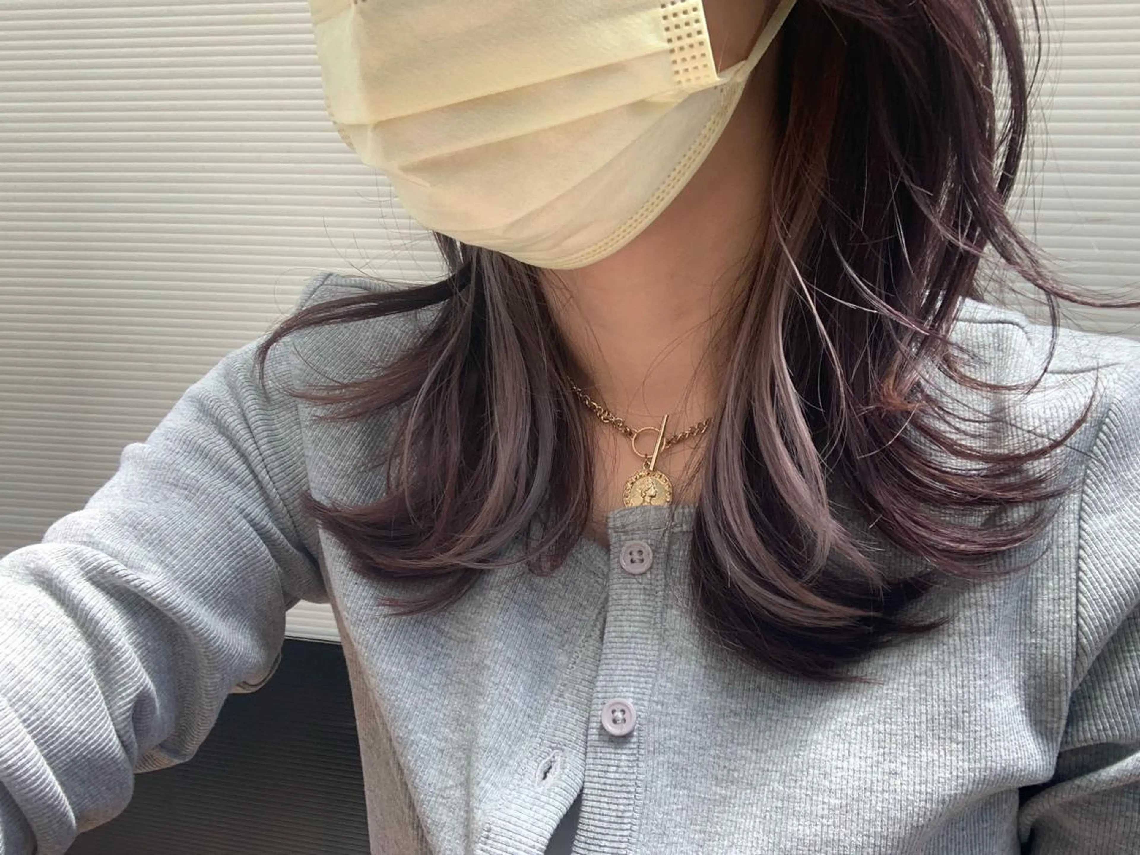 ミディアム カラー ヘアカラー トリートメント 似合わせカラー/艶 髪質改善/ヨシザキのヘアスタイル