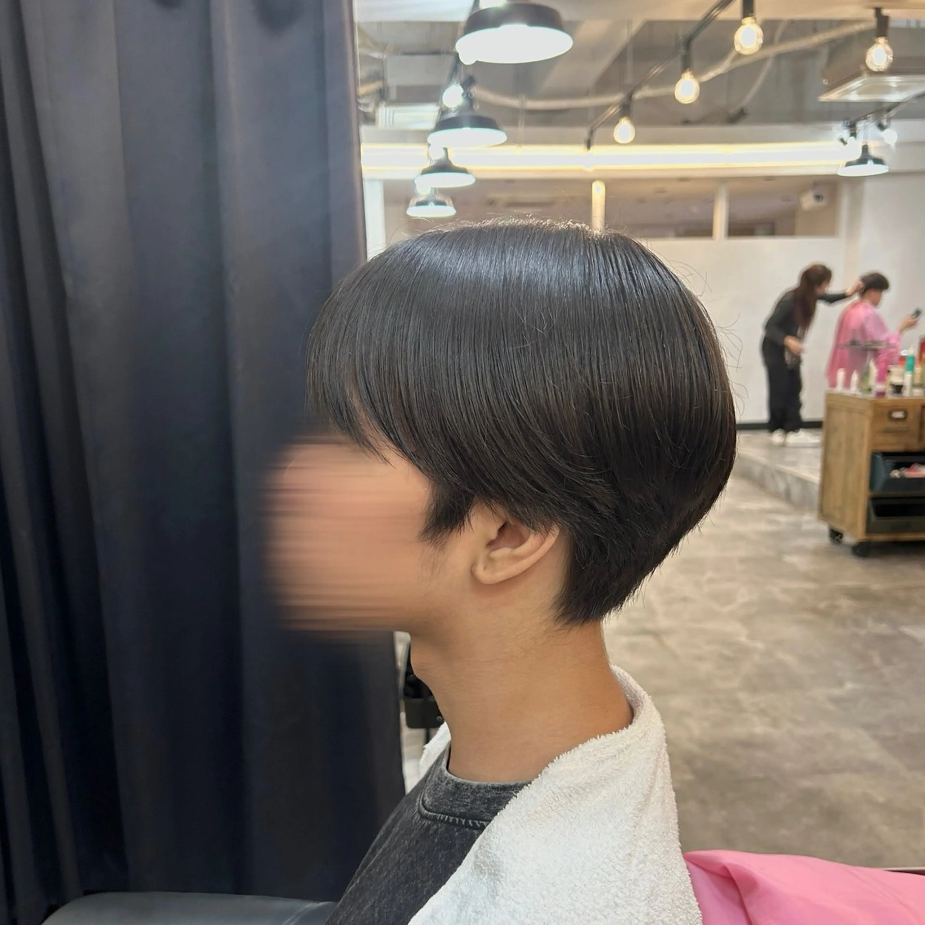 ショート メンズ マッシュ シースルーマッシュ 刈り上げ カットカラーパーマ モデル🫧ﾐﾕｳ🫧の眉毛・アイブロウイメージ