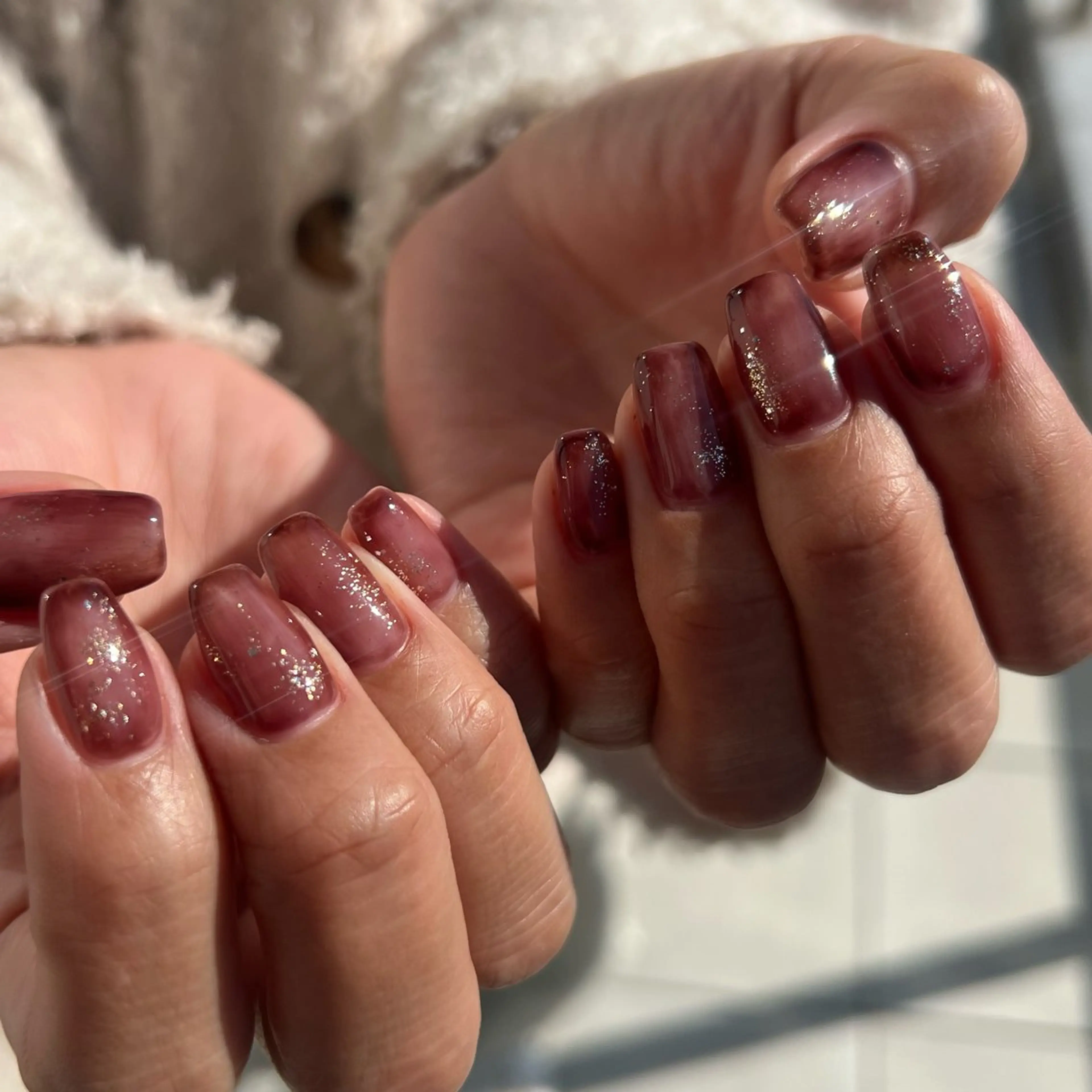 ネイル ハンドネイル フットネイル Allure小山店 Nagisaのネイルデザイン