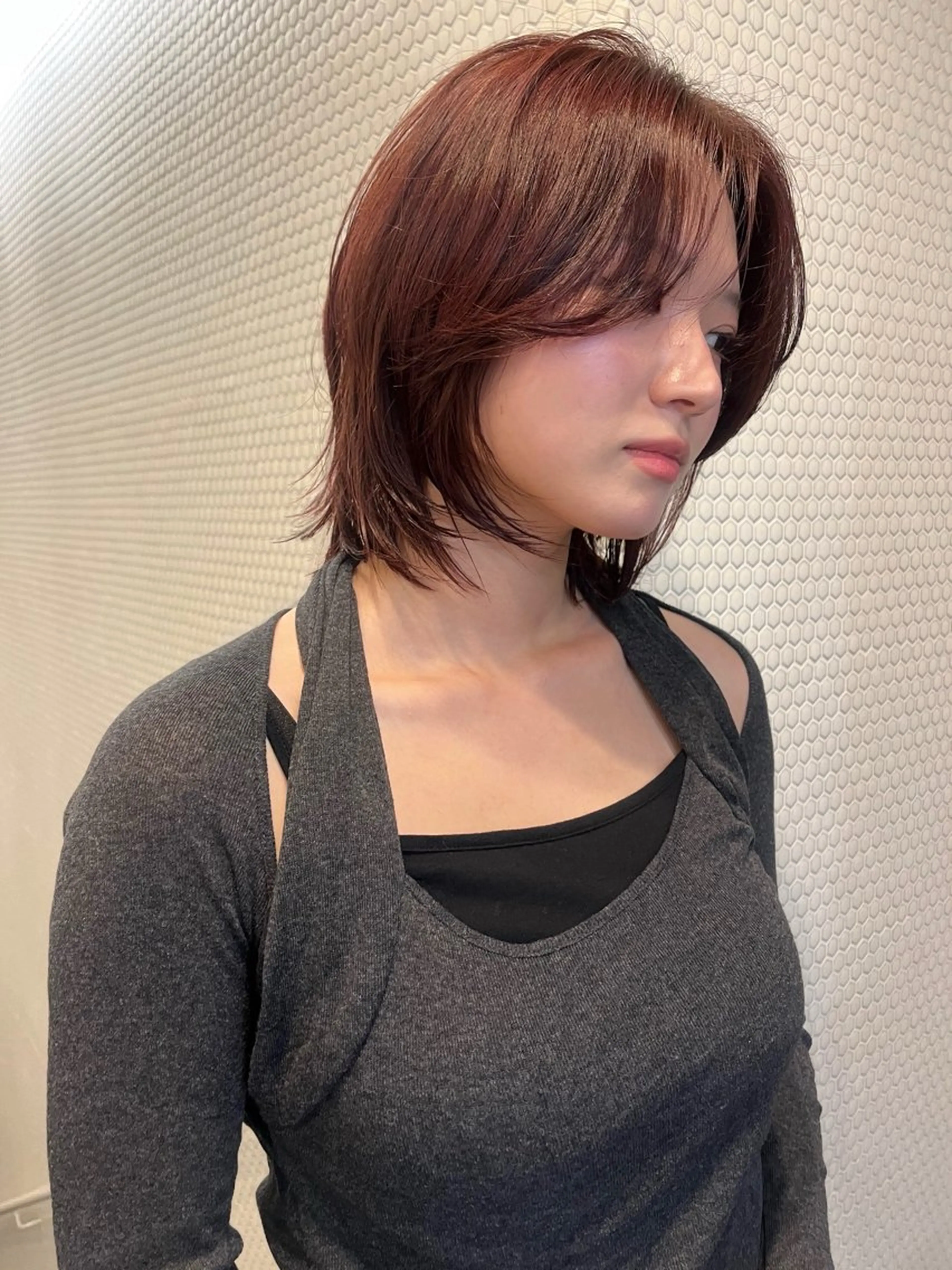 ショート レイヤーカット レイヤー/暖色/ 髪質改善/永礼芳果のヘアスタイル