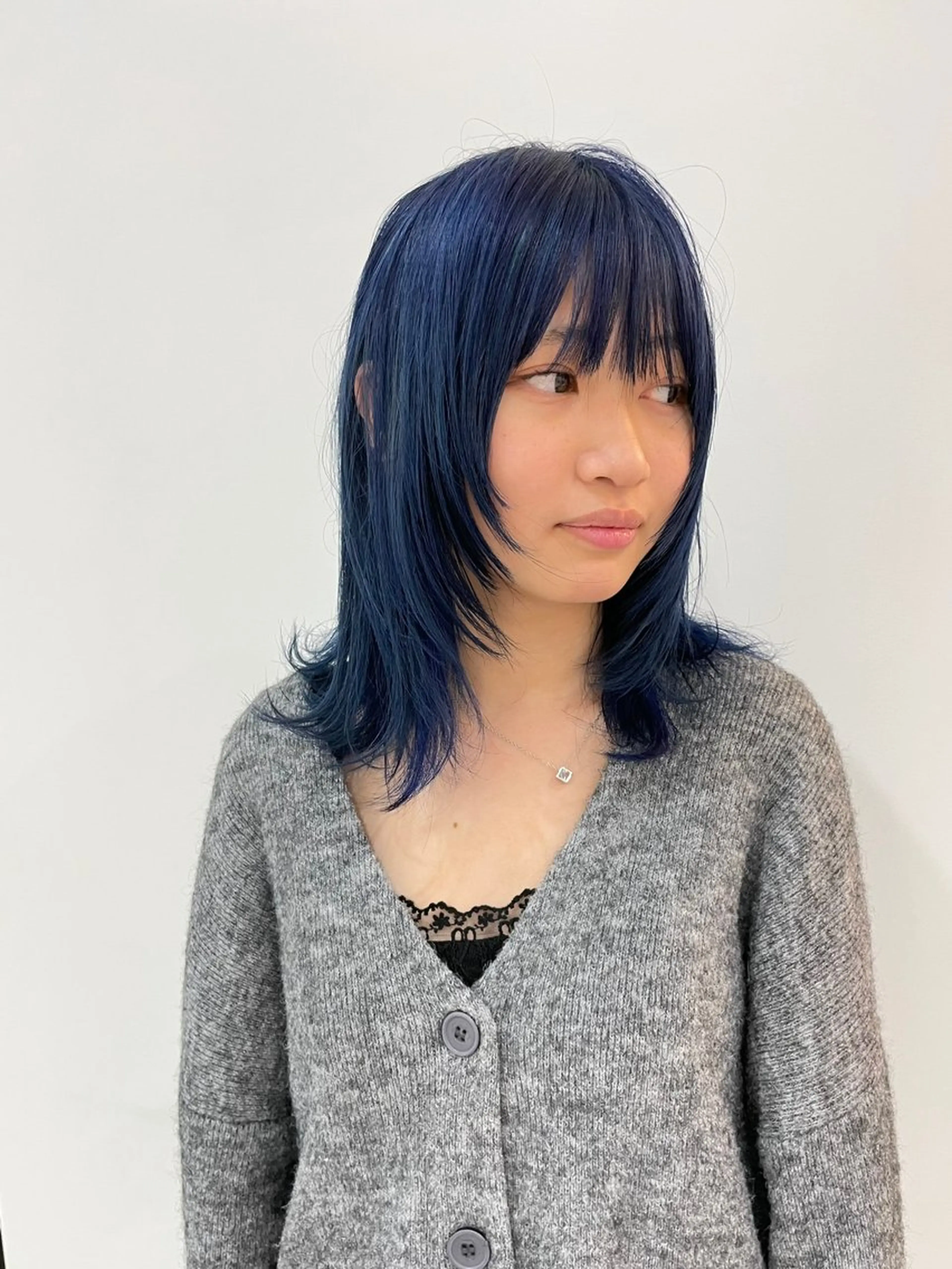 ミディアム カラー ボブ・ショート カミオカのヘアスタイル