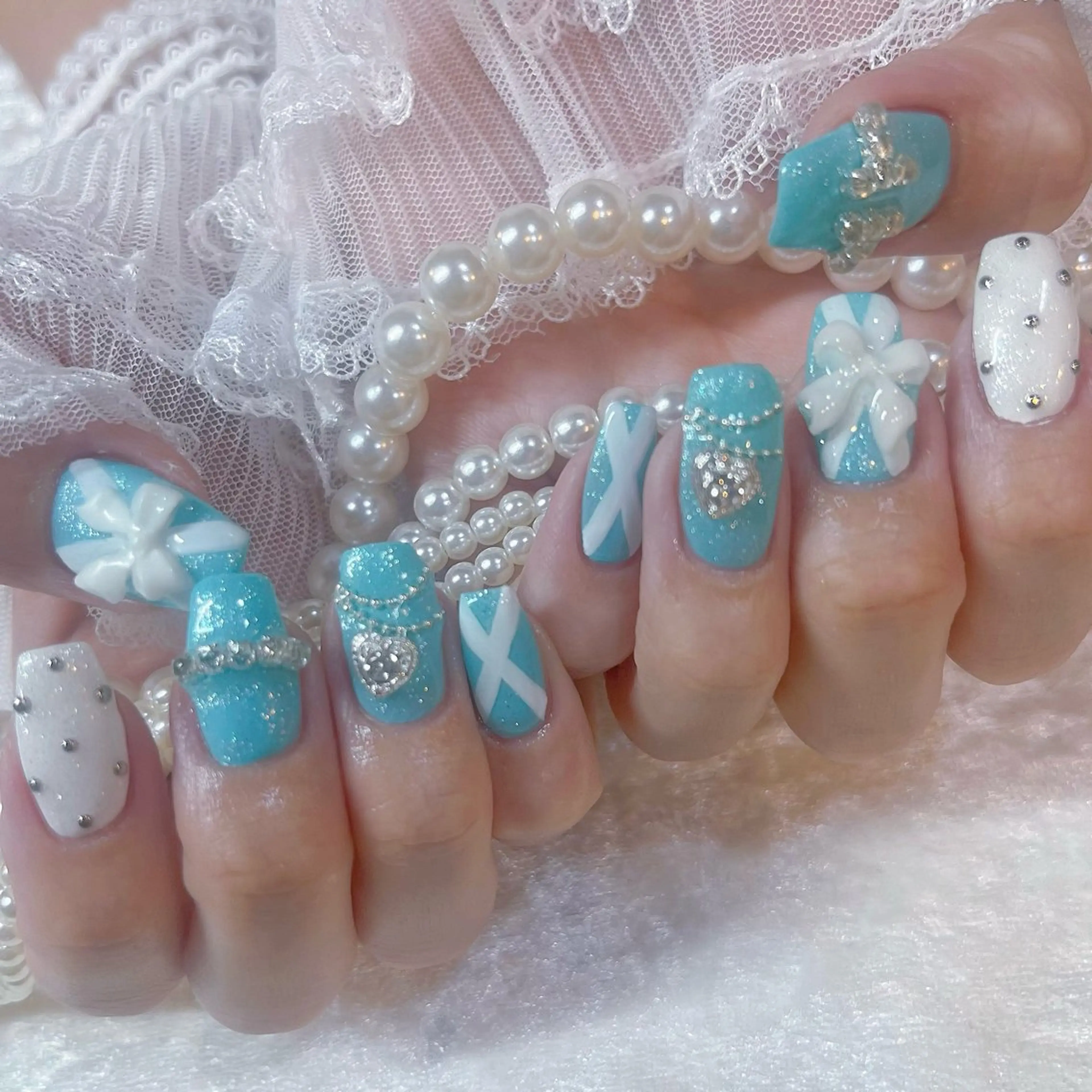ネイル ハンドネイル Maya 🧊🫧‪のネイルデザイン