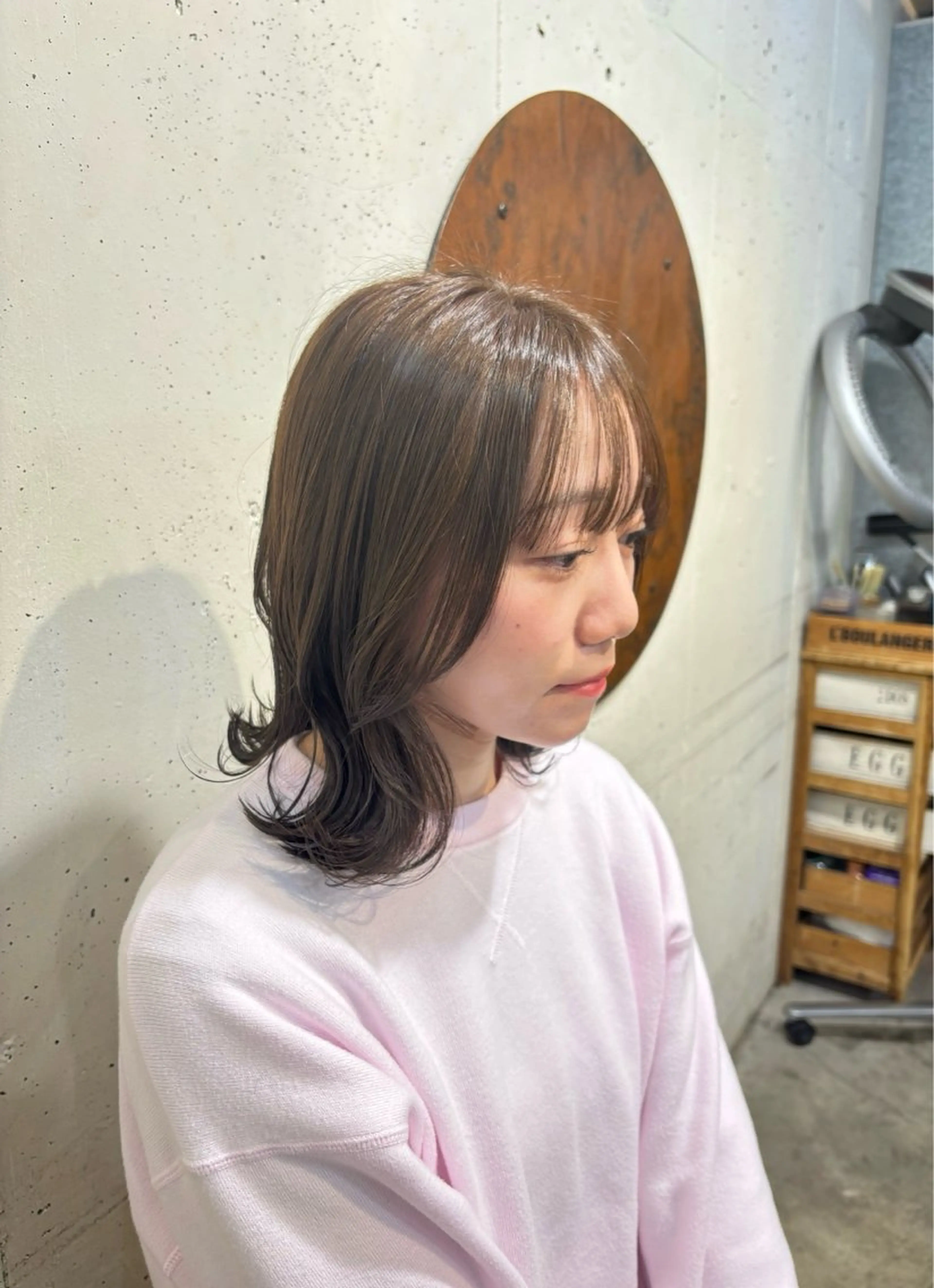 ミディアム 🧃吉祥寺/ボブ レイヤー/カサイ🧃のヘアスタイル