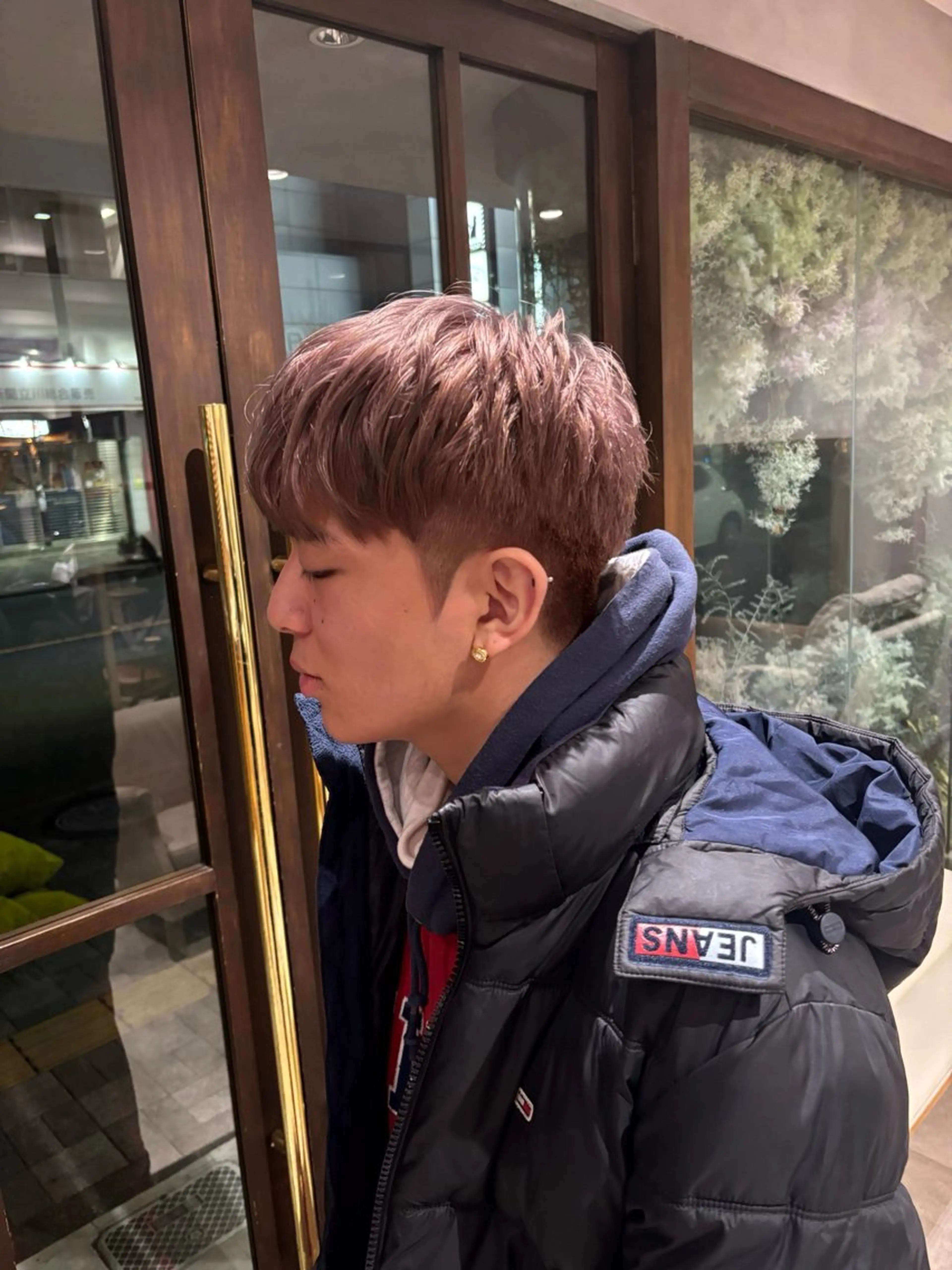 カラー メンズ ベージュカラー ショコラベージュ ピンクカラー 韓国ボブ🇰🇷/ Nodoka🧸🩵のヘアスタイル