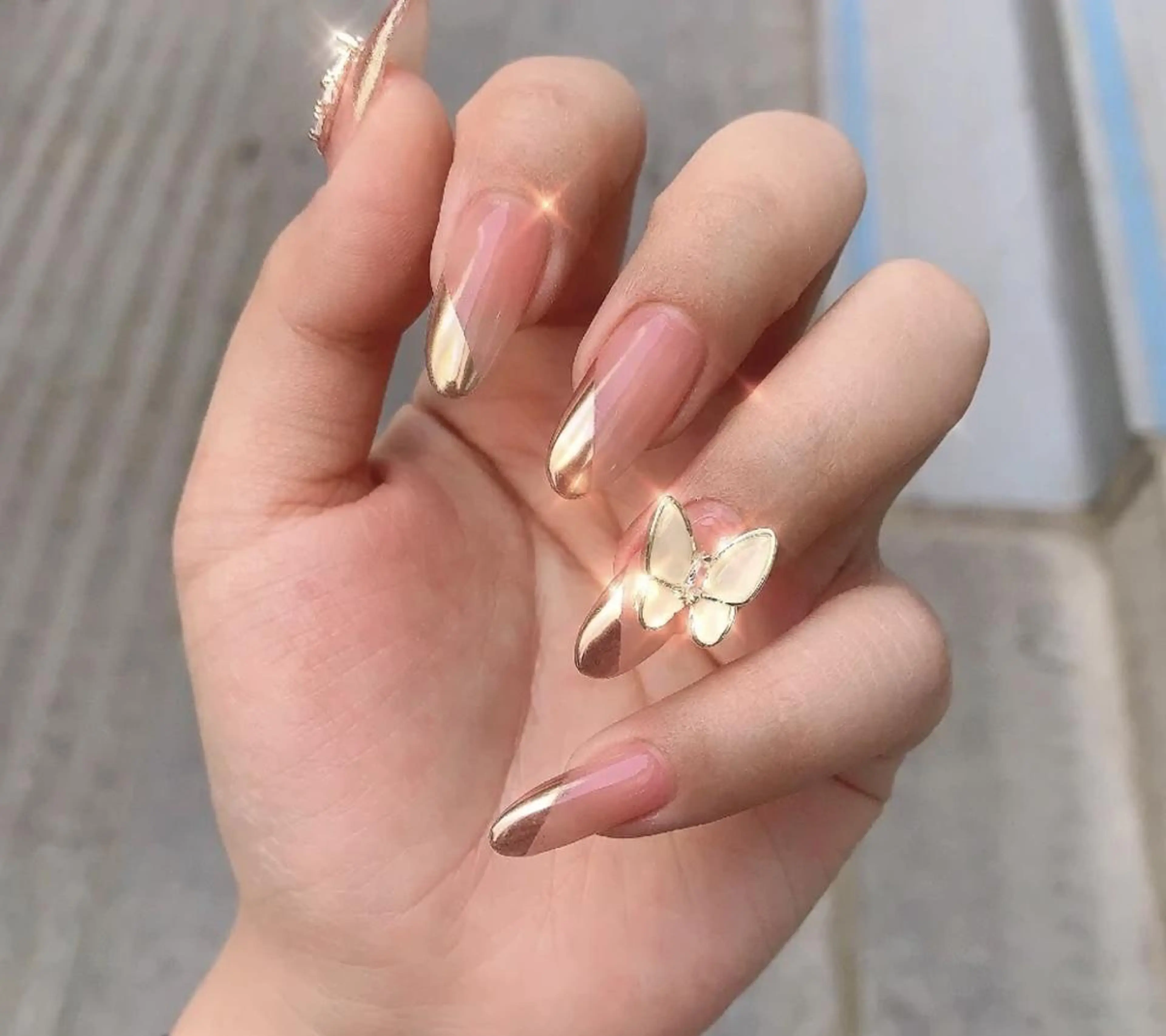 ネイル 🦋ネイルサロン ブラン🌈ゆりのネイルデザイン