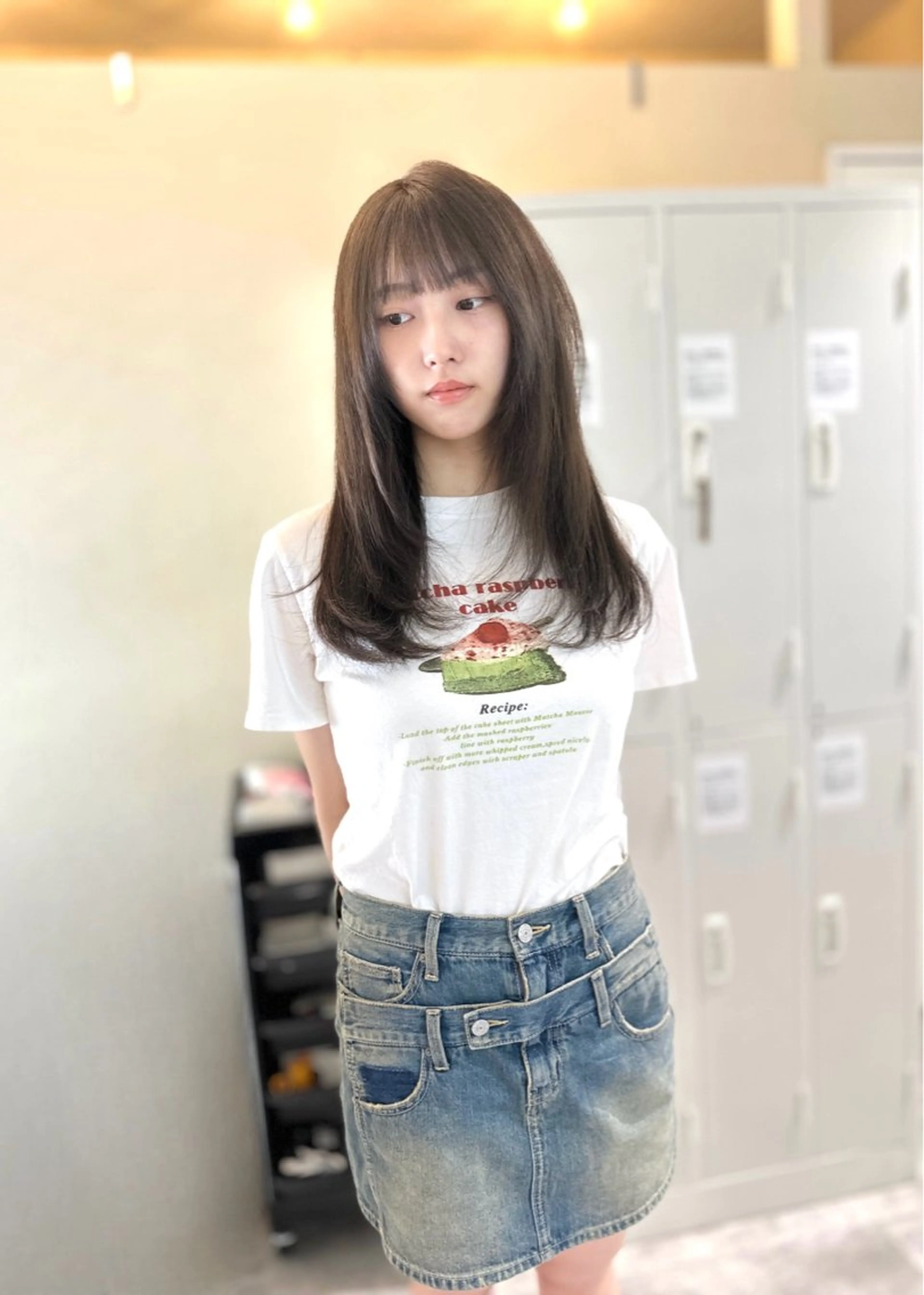 ロング カラー 透明感カラー カット ヘアカラー トリートメント opus 店長大和 レイヤー/赤み消しのヘアスタイル