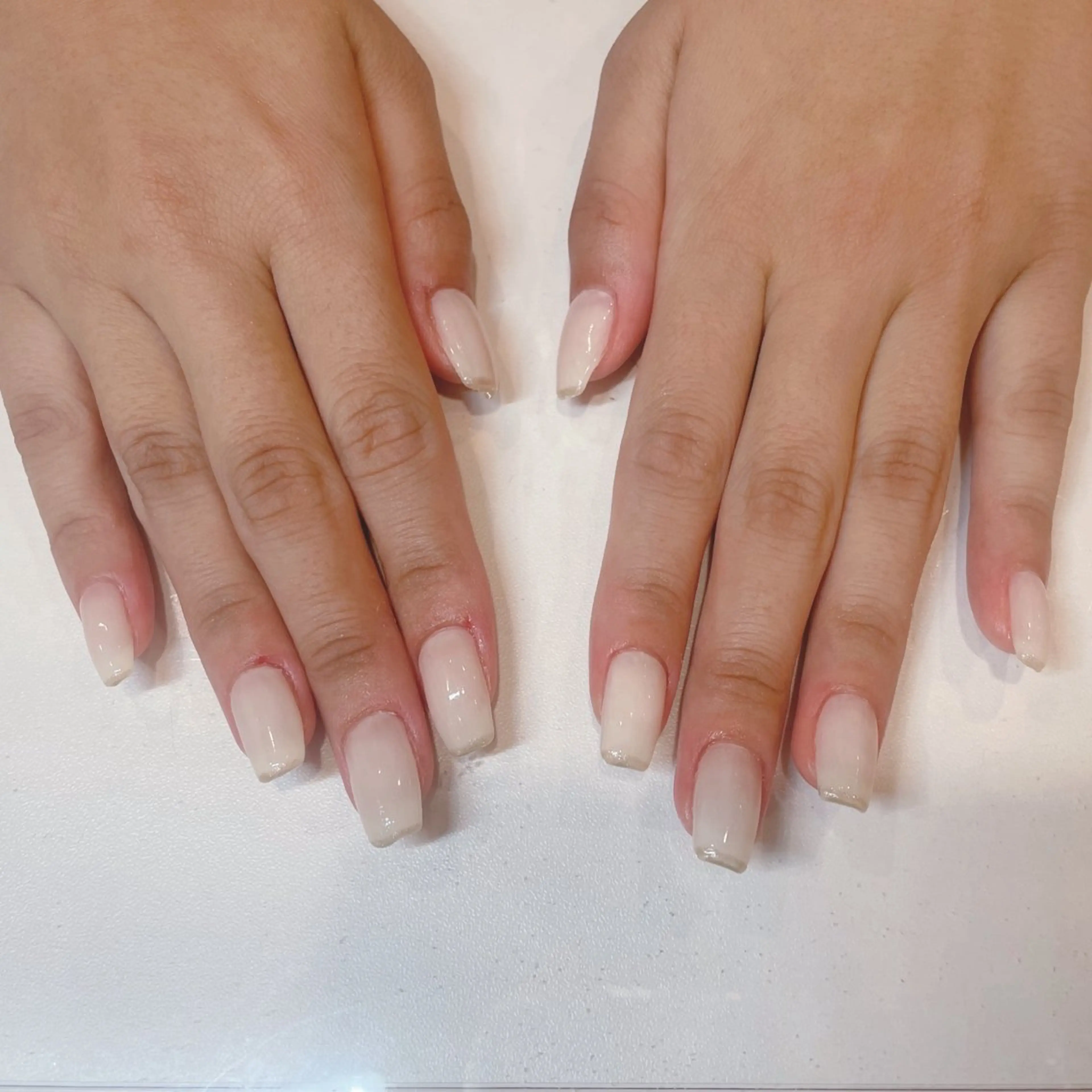 ネイル ラメ(グリッター) ワンカラーネイル ハンドネイル CITRON🍊 HARUKAのネイルデザイン